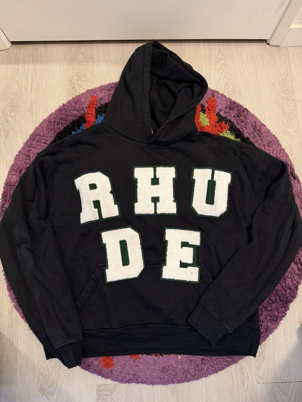 Rhude Rhude Varsity Letter Hoodie sz XL Size US XL / EU 56 / 4 - 1 Thumbnail