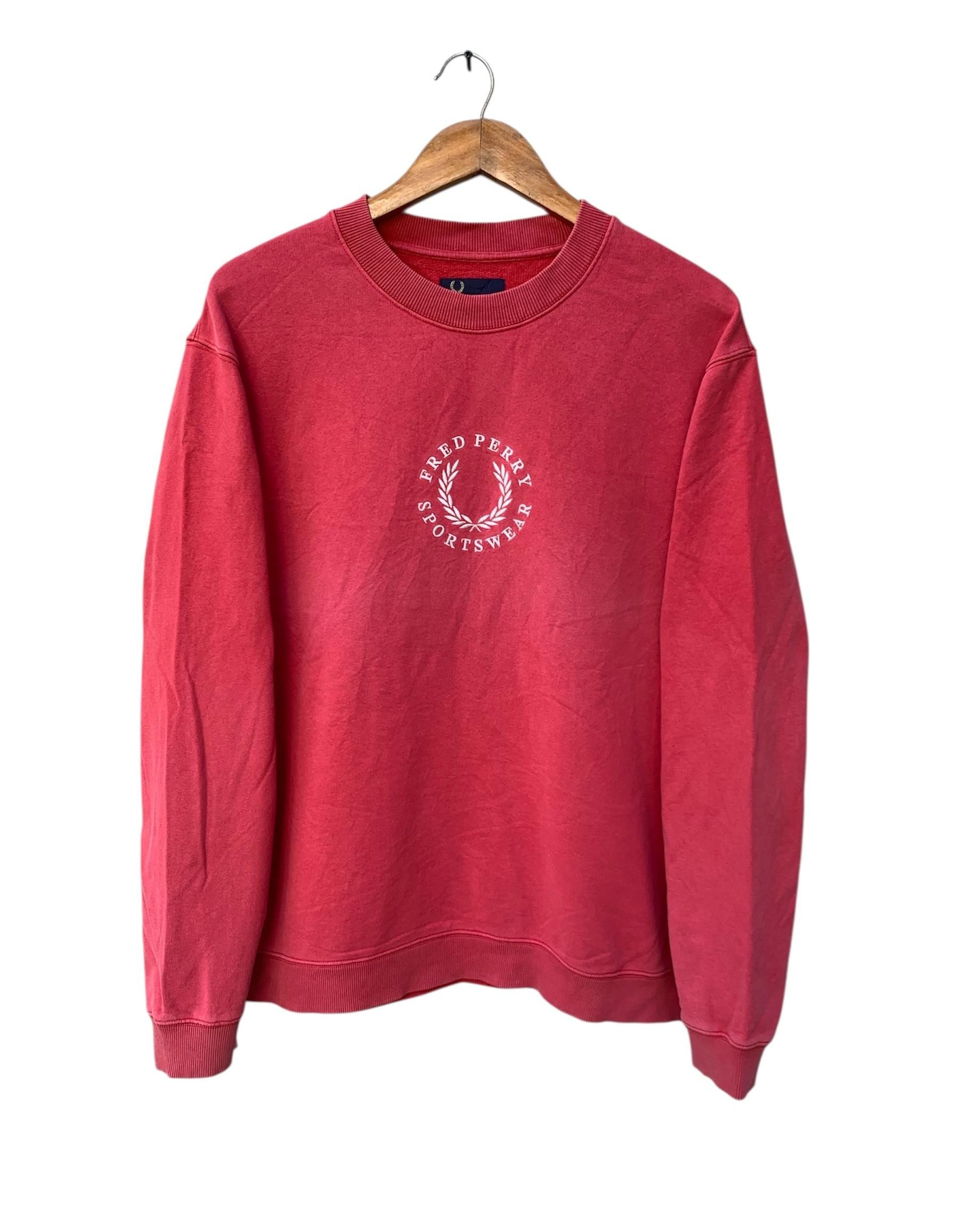 Fred Perry × Vintage Vintage Fred Ferry Red Sweatshirt Size US M / EU 48-50 / 2 - 1 Thumbnail