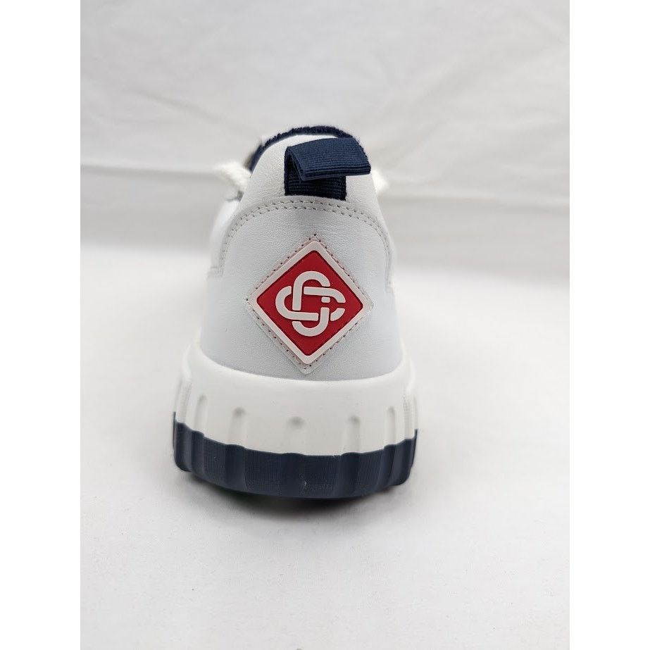 Casablanca o1rshd1 Men's Court Sneakers in White Navy Size US 9 / EU 42 - 11 Thumbnail