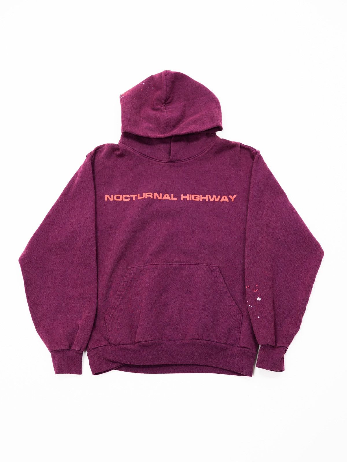 image of Spider Worldwide Nocturnal Highway Hoodie in Dark Purple, Men's (Size Small)