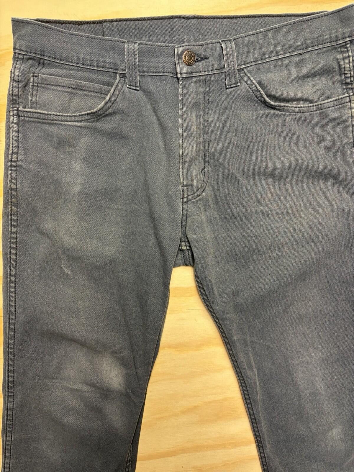 Levi's Levi 511 Mens 33x32 Vintage 90s Stretch Blue Jeans Black Tab Size US 33 - 4 Thumbnail