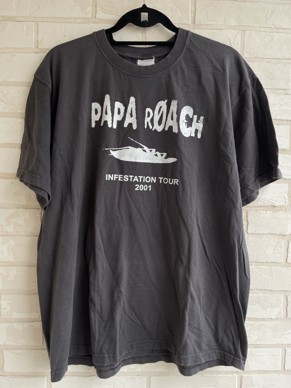 Band Tees × Vintage Vintage 2001 Papa roach Infest Shirt Metal Rock Band Tee Size US L / EU 52-54 / 3 - 1 Thumbnail