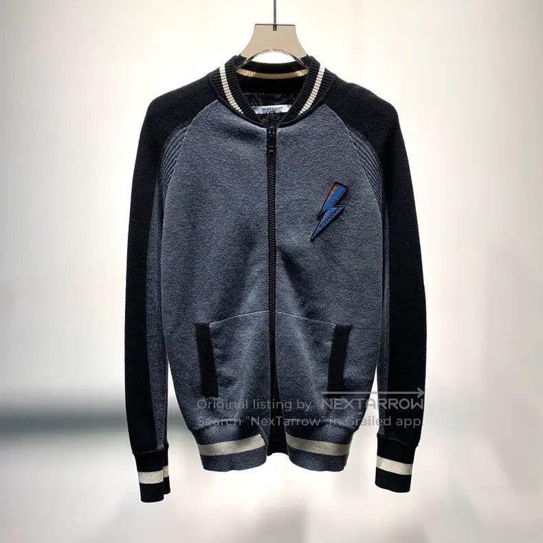 Givenchy Givenchy Popular Lightning Embroidery Baseball Jacket Size US S / EU 44-46 / 1 - 1 Thumbnail