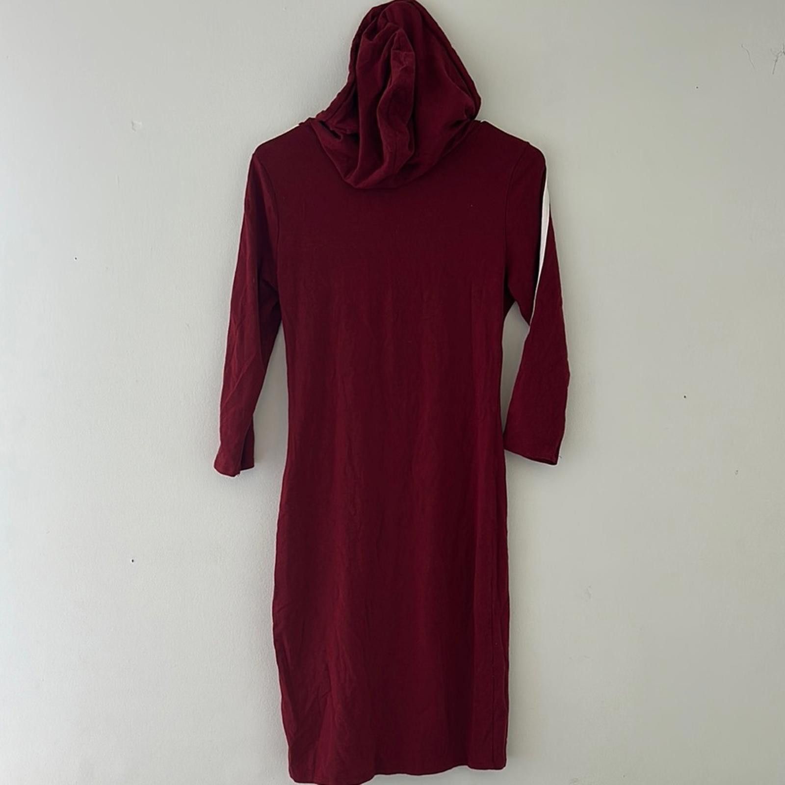Other Heart & Hips Red Hooded Raglan Dress Size S / US 4 / IT 40 - 4 Thumbnail