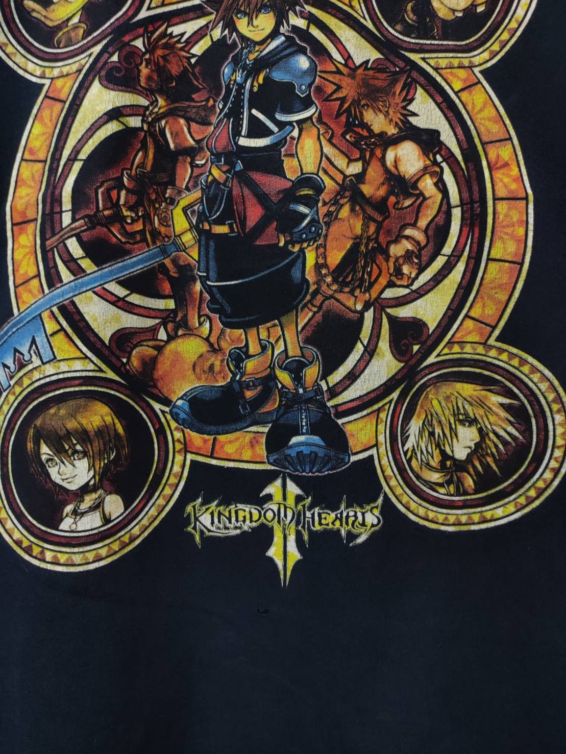 Playstation Kingdom Hearts Disney Game Promo Big Print T-Shirt Size US XXL / EU 58 / 5 - 3 Thumbnail