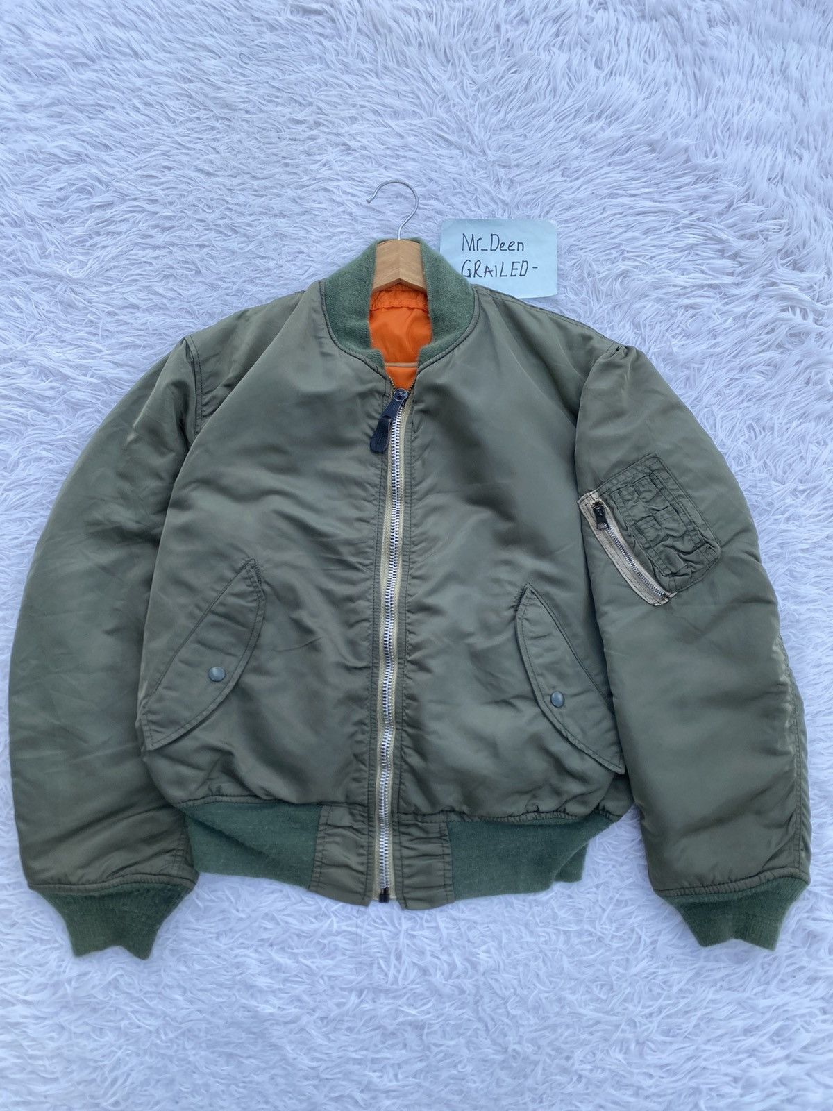 Alpha Industries RARE VINTAGE ALPHA INDUSTRIES MA1 BOMBER JACKET Size US M / EU 48-50 / 2 - 1 Thumbnail