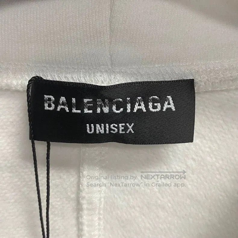 Balenciaga Balenciaga White Stripe Logo Jacket. Size US S / EU 44-46 / 1 - 3 Thumbnail