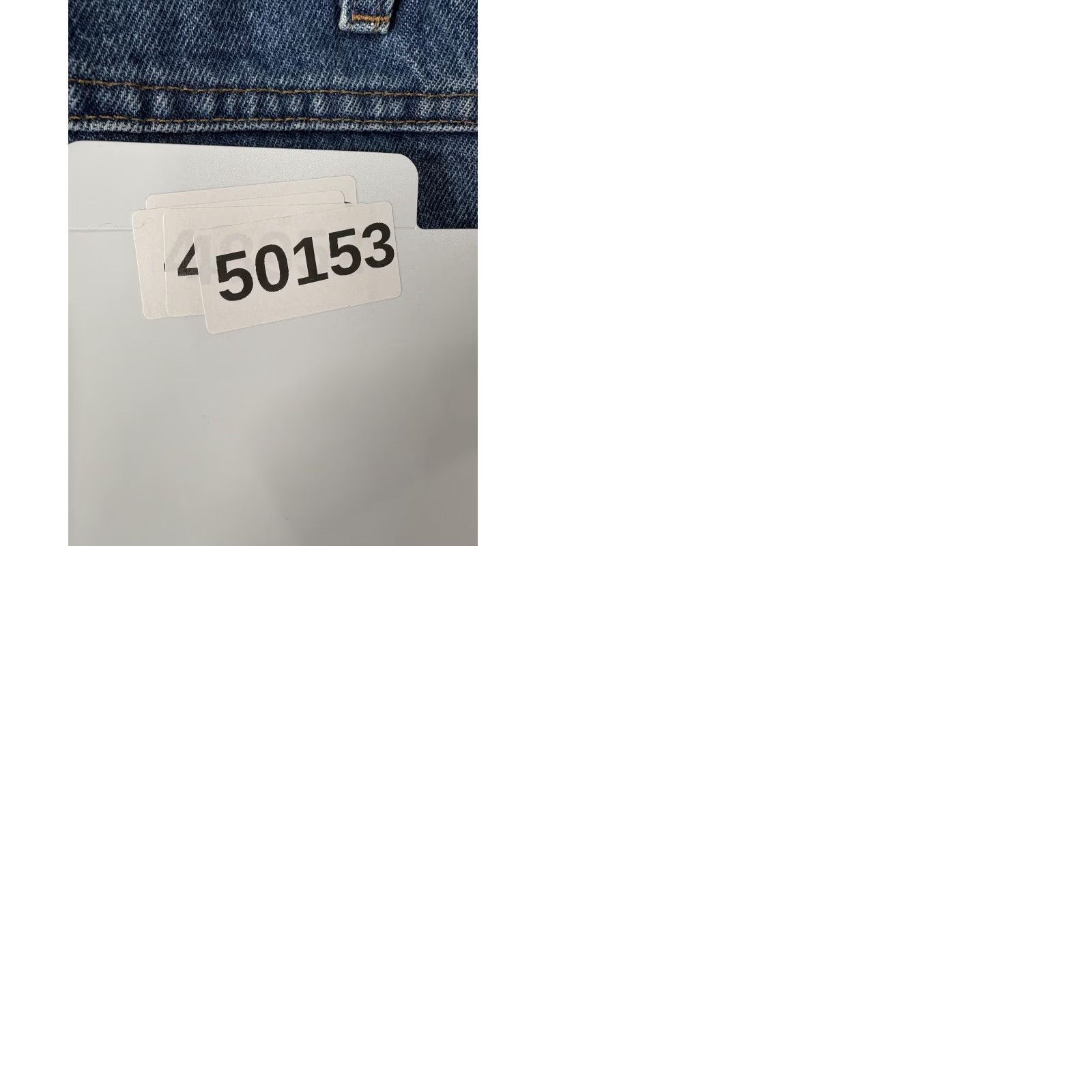 Vintage L.L. Bean Jeans Mens 36x30 Comfort Waist Straight Denim Blue 5-Pocket Pockets Regular Inseam 30 Size US 36 / EU 52 - 9 Thumbnail