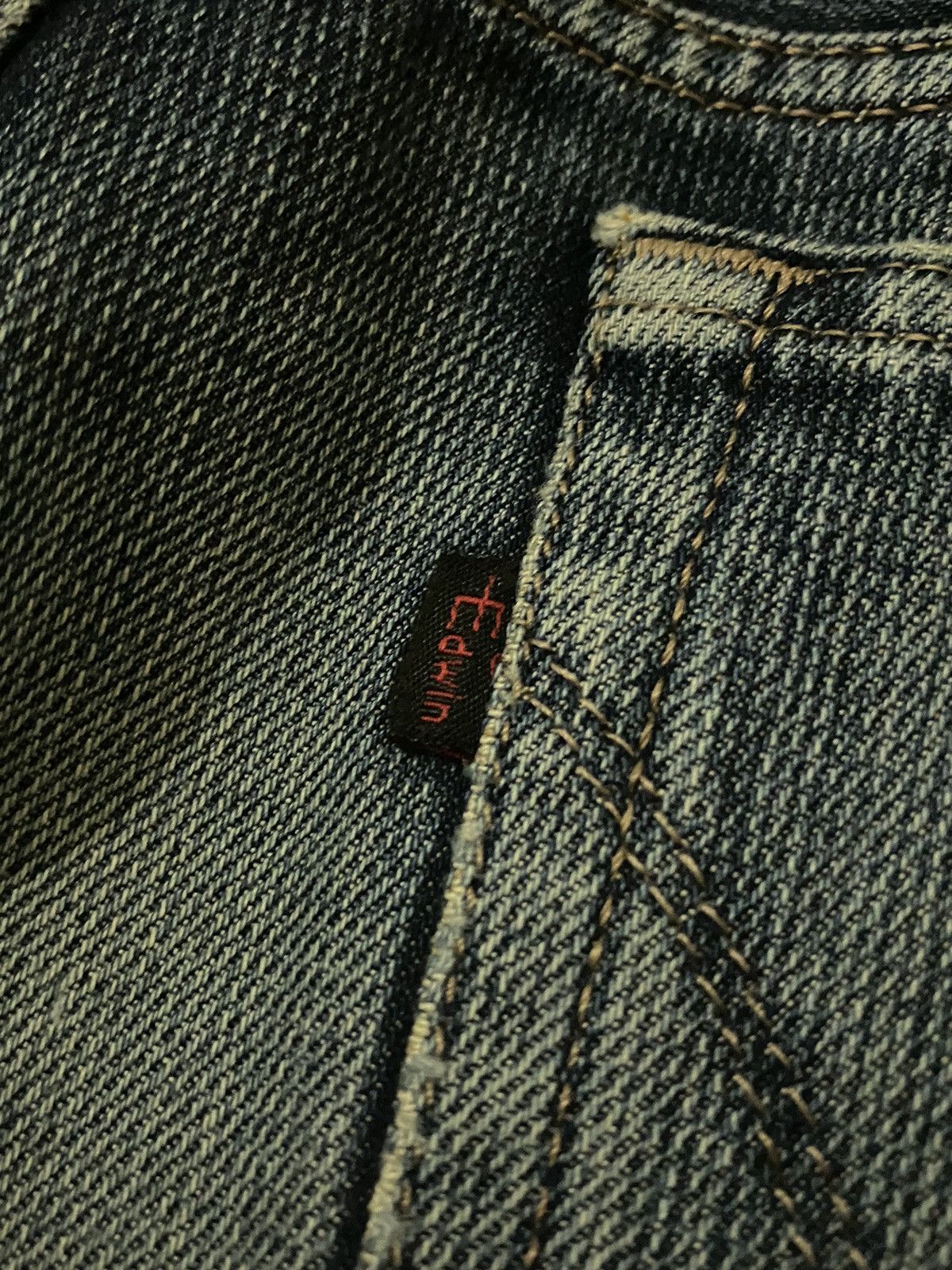 Edwin × Vintage Vintage Edwin E Function Japan Wash Straight Cut Jeans Denim Size US 32 / EU 48 - 14 Thumbnail