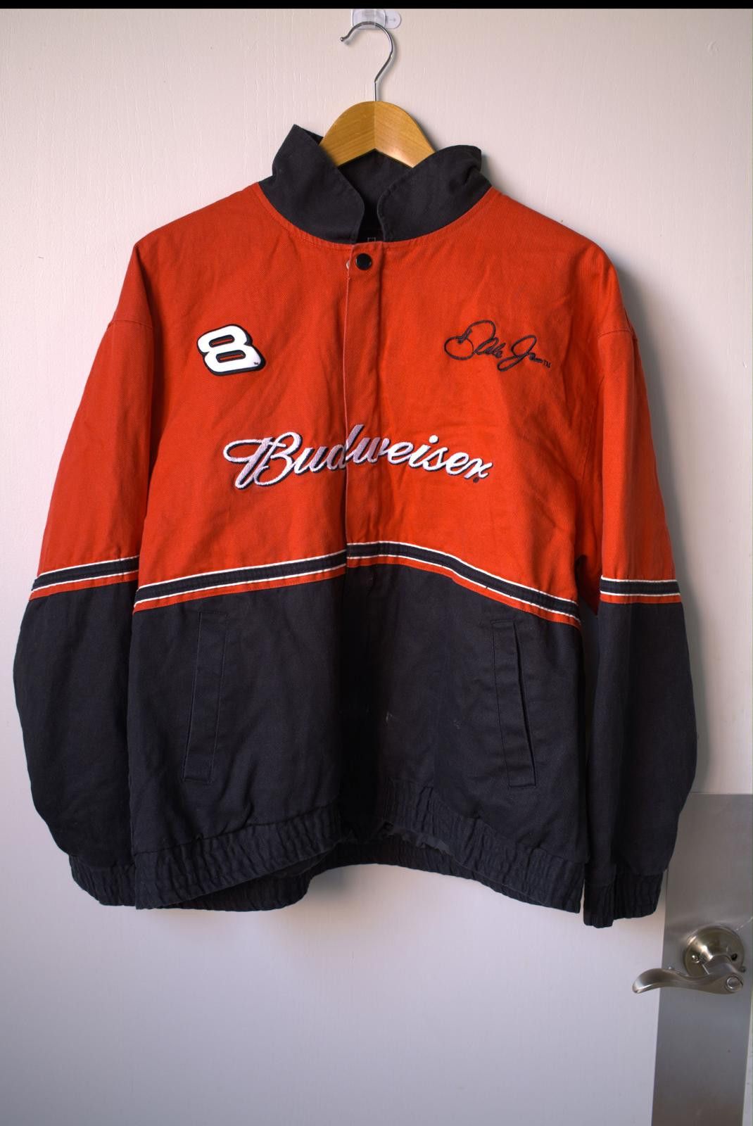 Budweiser 90's Winner's Circle Budweiser Dale Earnhardt Racing Jacket Size ONE SIZE - 1 Thumbnail