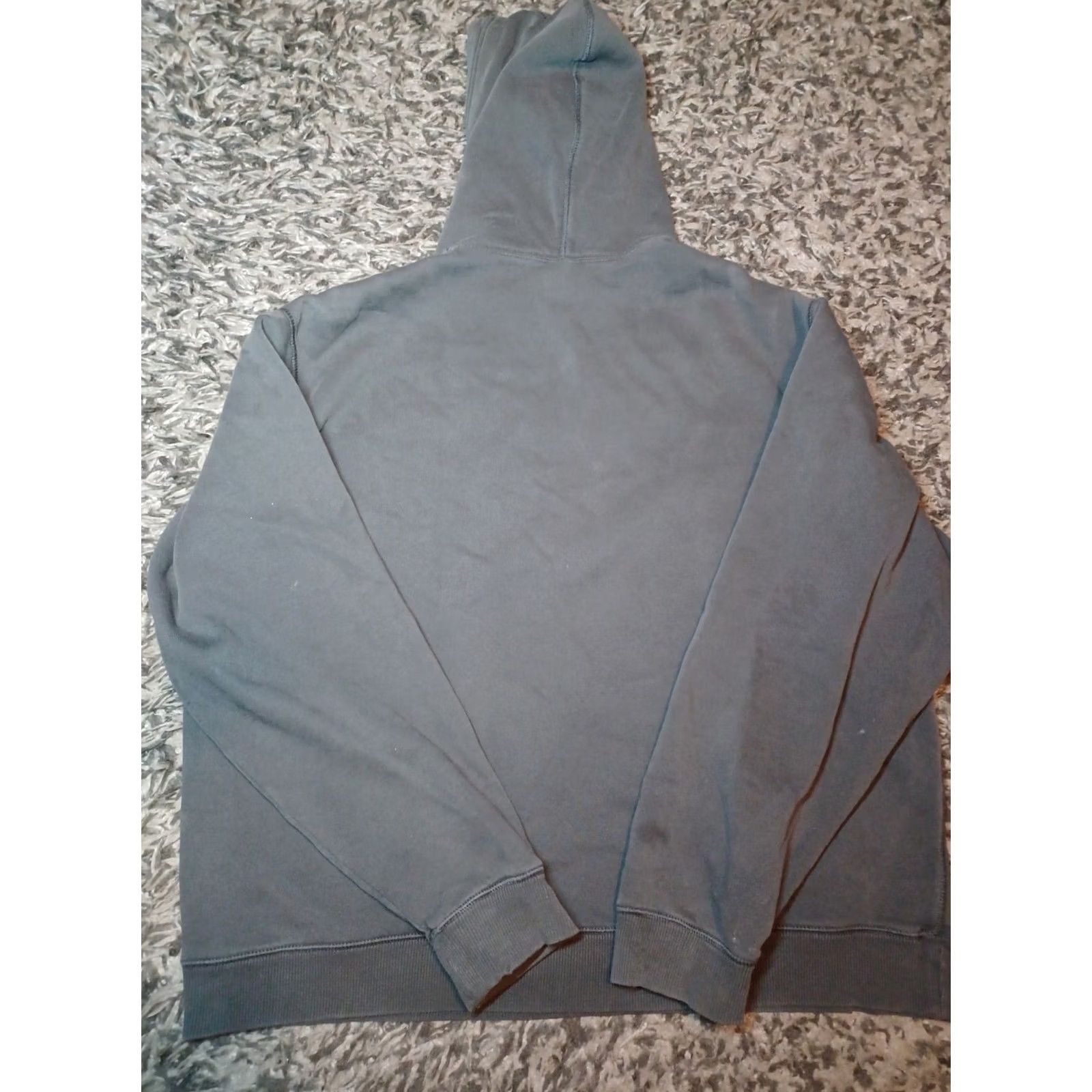 Nike VINTAGE Nike Hoodie Check Embroidered Big Swoosh Logo Gray XL Mens Size US XL / EU 56 / 4 - 7 Thumbnail