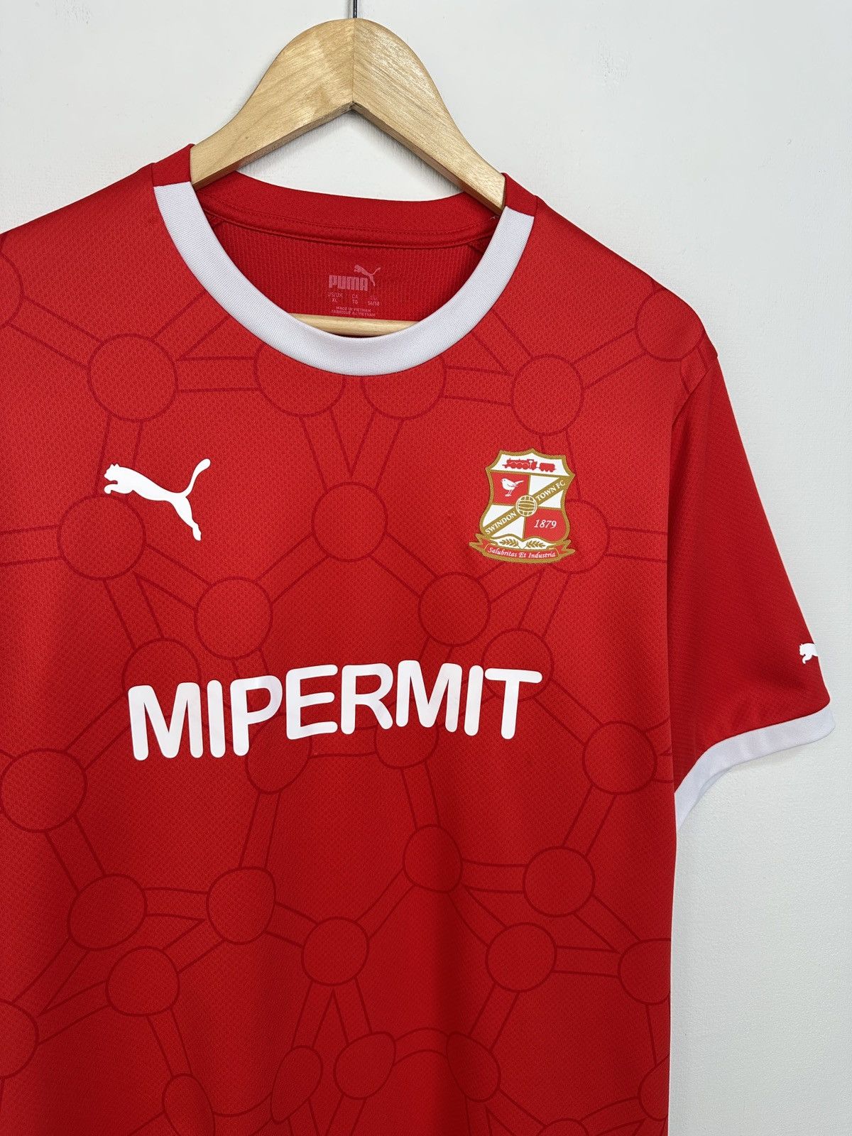 Puma SWINDON TOWN 23/24 PUMA Home Football Shirt Soccer Jersey XL Size US XL / EU 56 / 4 - 3 Thumbnail
