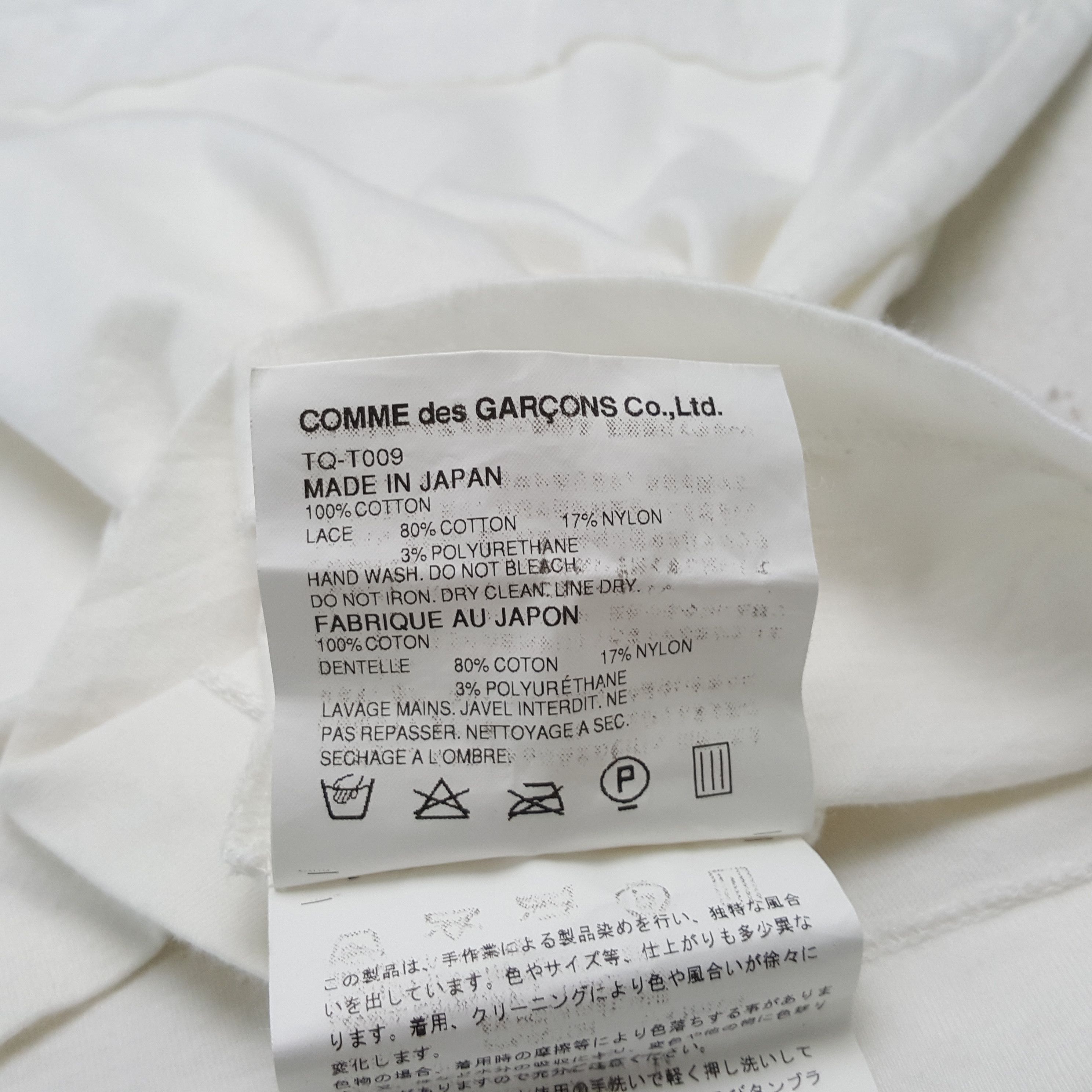 Comme des Garcons Comme Des Garcons Japanese Brand Tshirt C301N51 Size S / US 4 / IT 40 - 7 Thumbnail