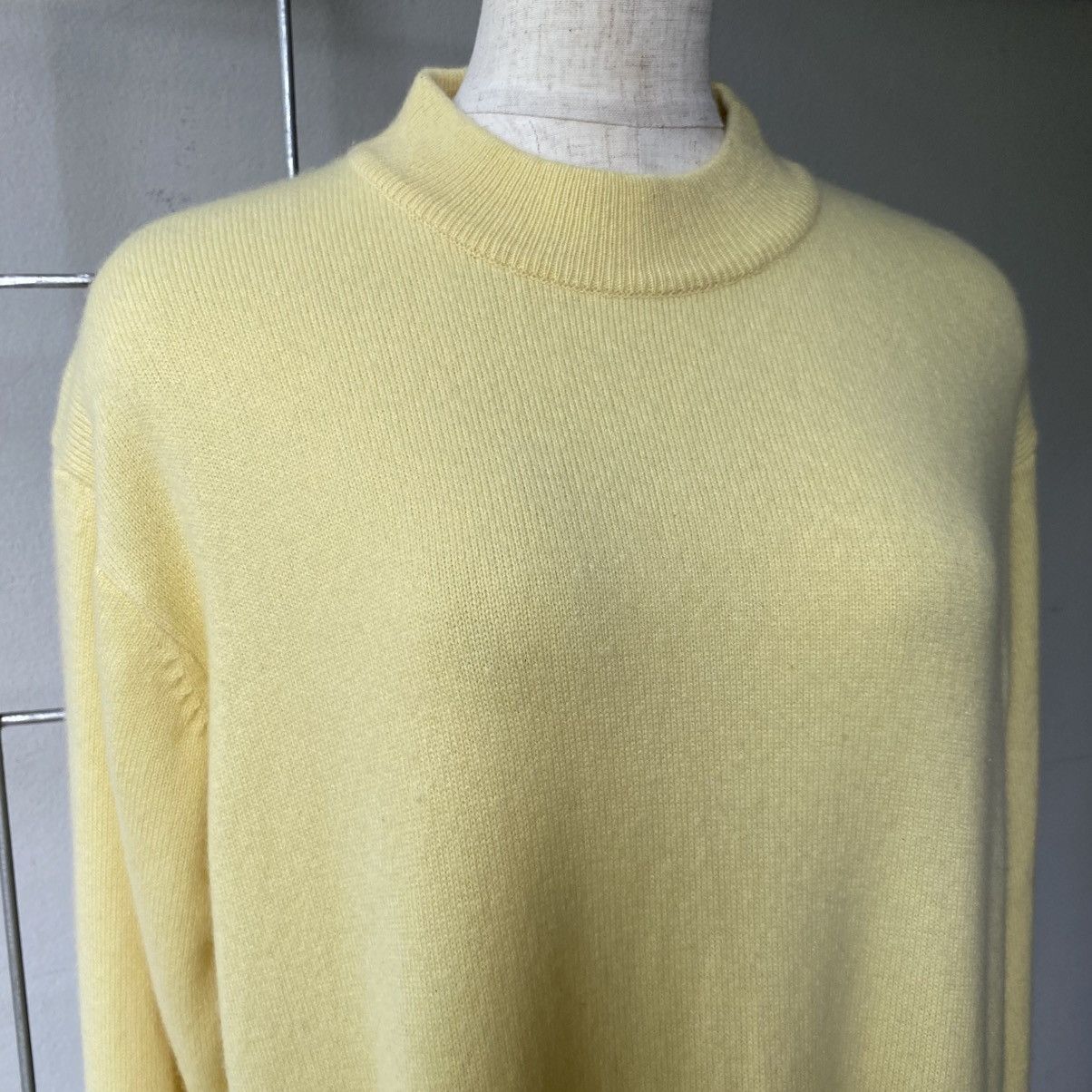 Chloe Miss chloe Yellow and Gray Colorblock Knit Sweater Dress Size S / US 4 / IT 40 - 15 Thumbnail