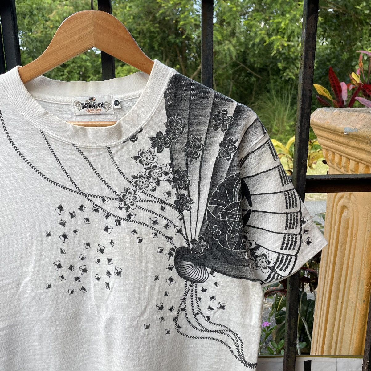 Karakuri Tamashii 🔥🇯🇵Karakuri Tamashi Embroidered Fish Koi Sukajan Tattoo Tee Size US L / EU 52-54 / 3 - 5 Thumbnail