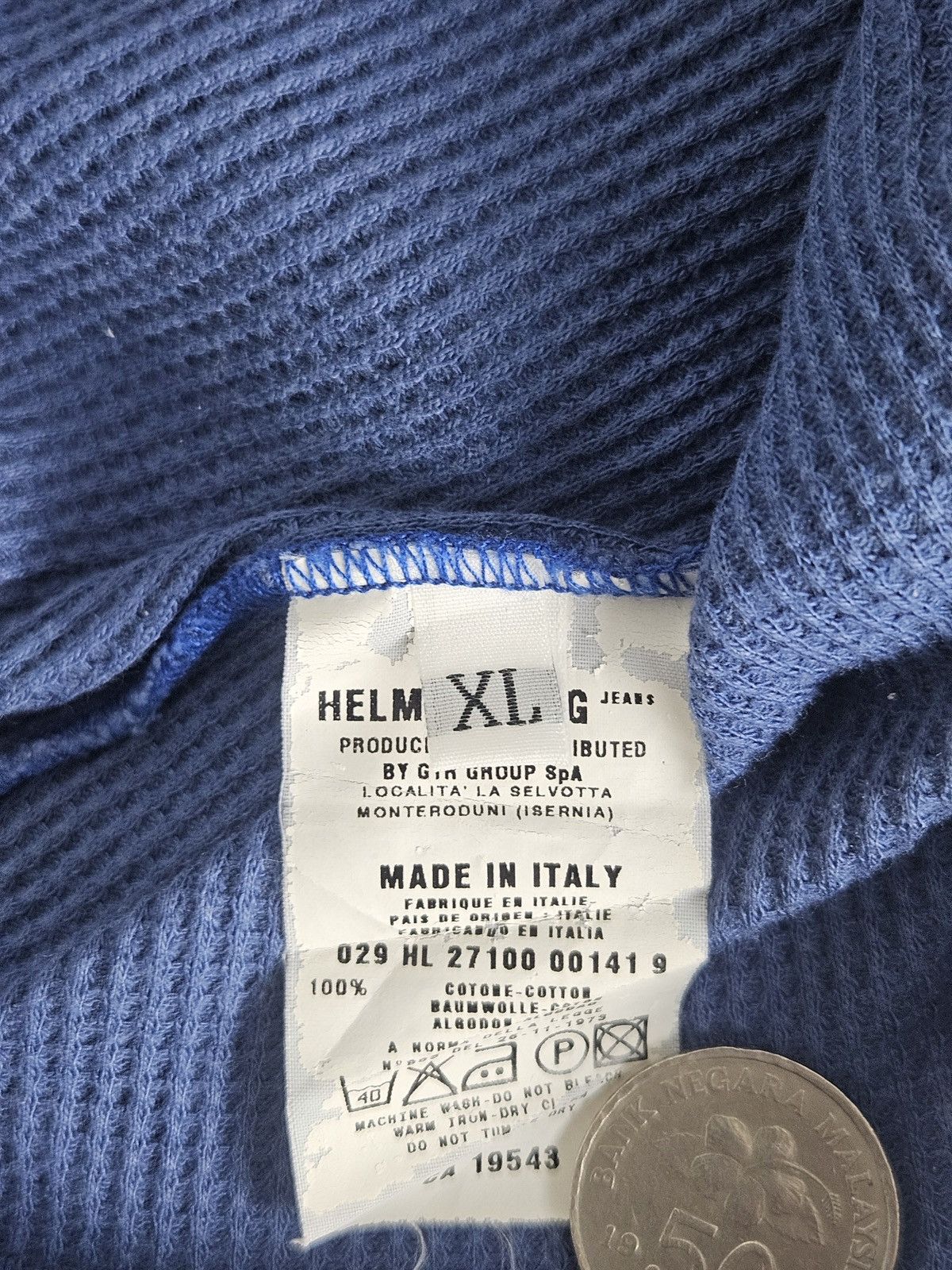 Helmut Lang Helmut Lang 1998 military thermal shirt Size US XL / EU 56 / 4 - 5 Thumbnail