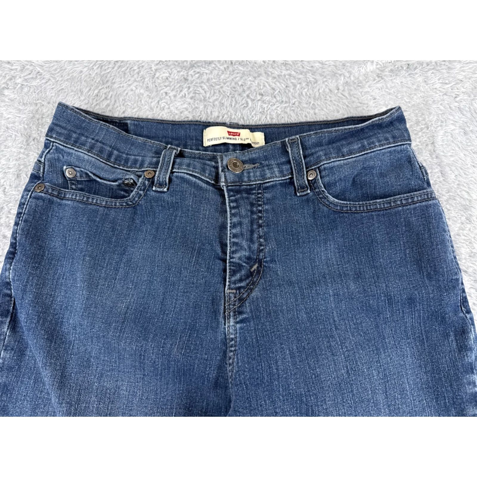 Levi's Levi's Jeans Women Jeans Bootcut Mid 512 Perfectly Slimming Blue 26x27 Juniors 10 Denim Pants Comfort 5-Pocket Modern American 90s? Size 32" / US 10 / IT 46 - 4 Thumbnail