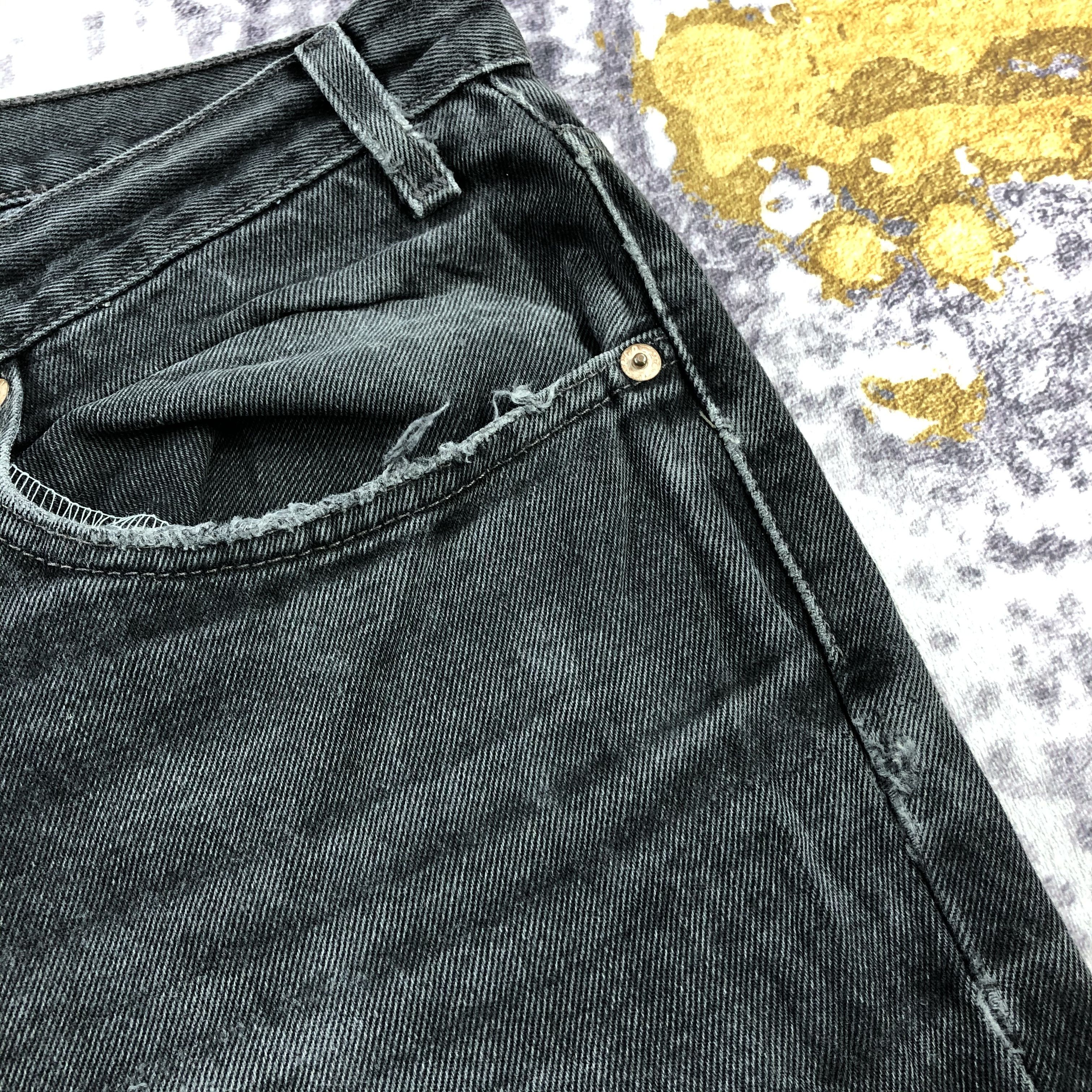 Levi's × Vintage Vintage 90s Faded Black Levis 550 Jeans-JM2571 Size US 40 / EU 56 - 10 Thumbnail