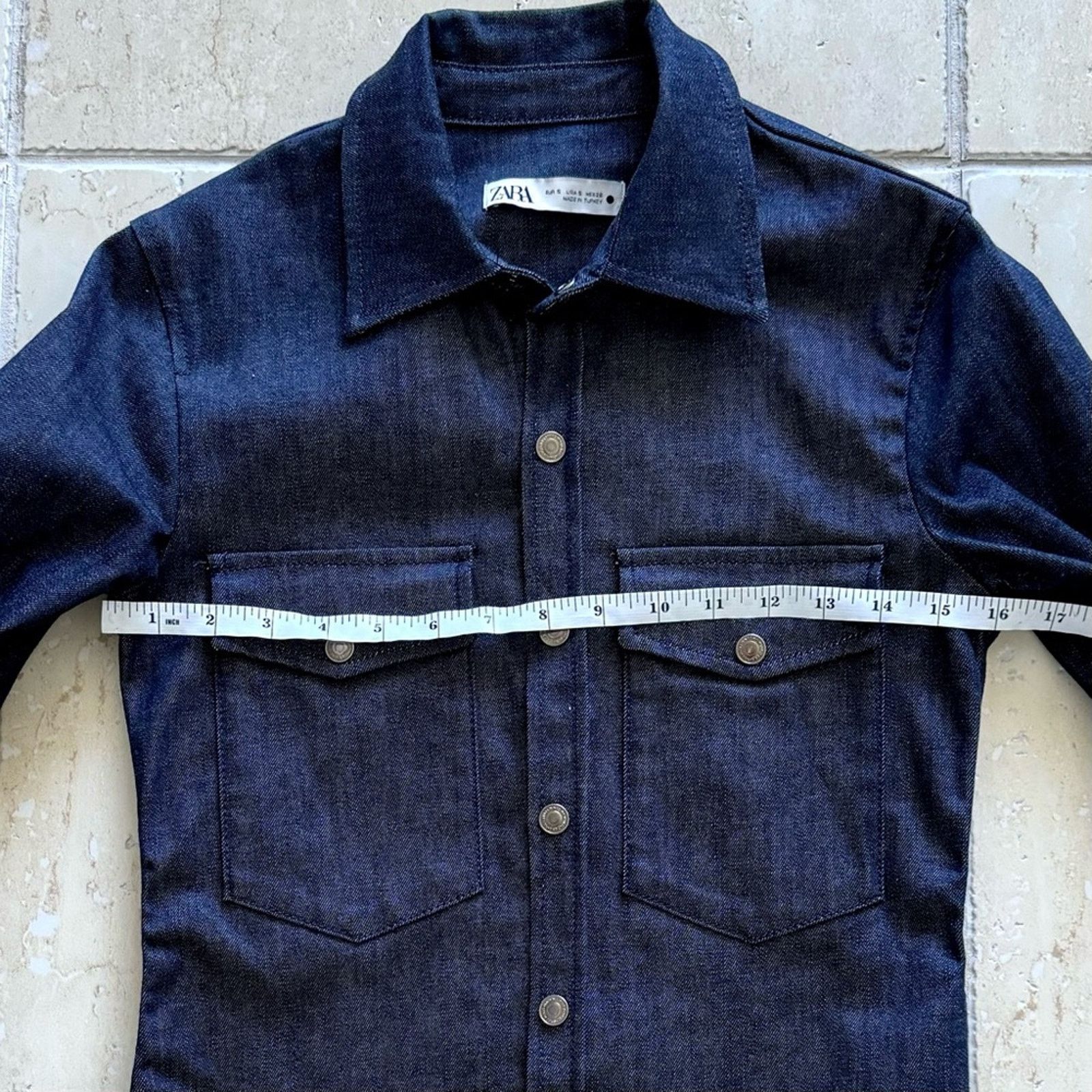 Zara New, ZARA Jeans Shirt, Size S Size S / US 4 / IT 40 - 6 Thumbnail