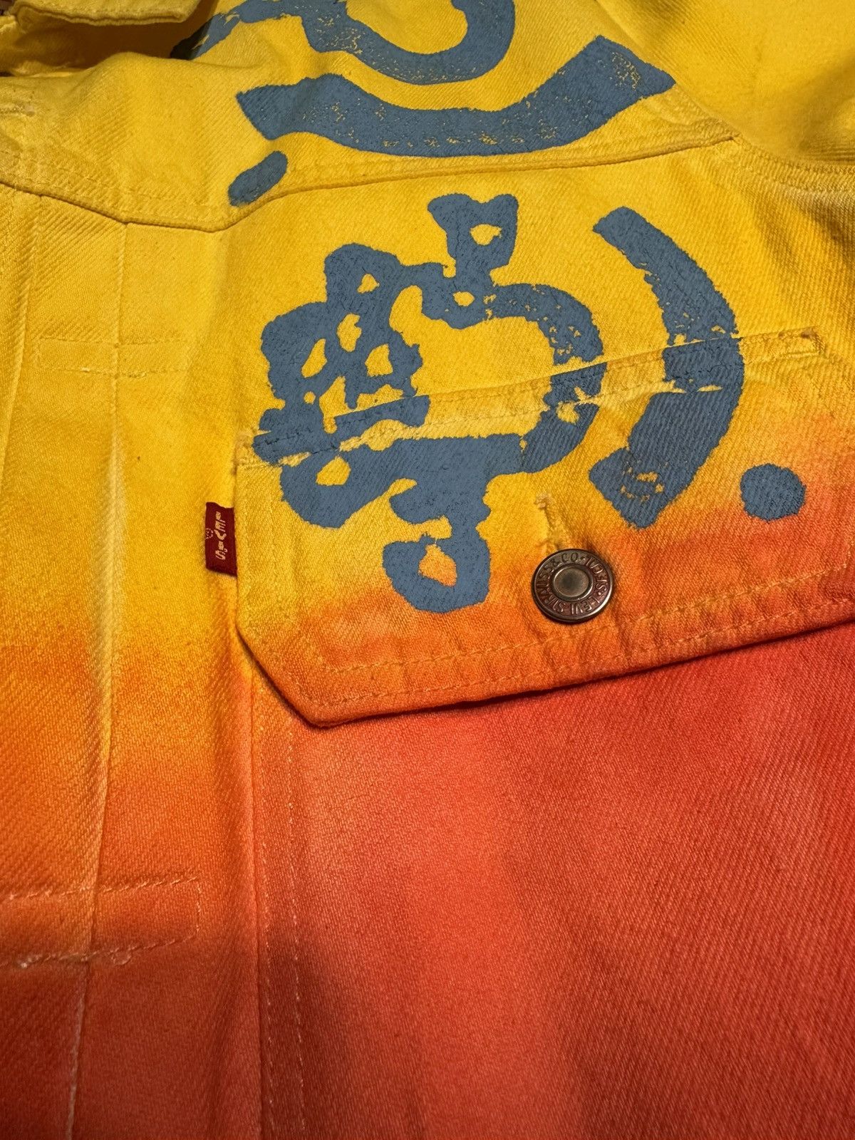 (B).Stroy × DENIM TEARS Denim tears x BSTROY denim jacket Size US XXL / EU 58 / 5 - 5 Thumbnail