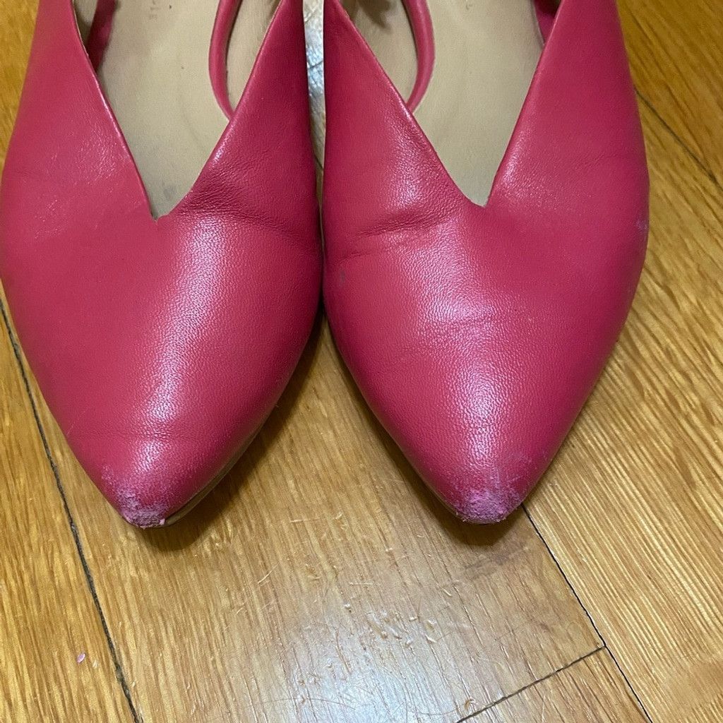Anthropologie Anthropologie Jemma Ruffled Slingback Flats Size US 7 / IT 37 - 3 Thumbnail
