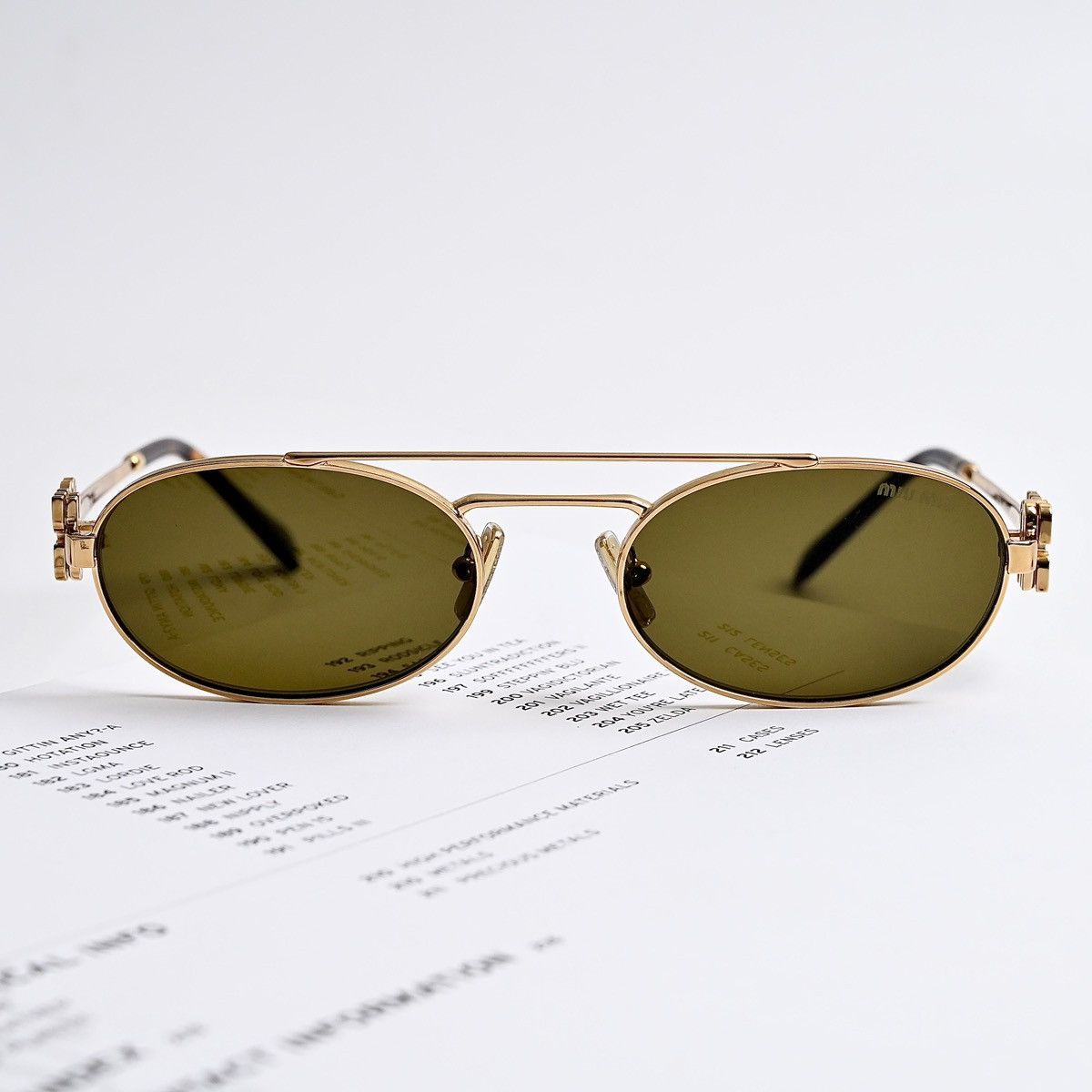 Miu Miu MIU MIU 0MU 54ZS SUNGLASSES Size ONE SIZE - 8 Thumbnail