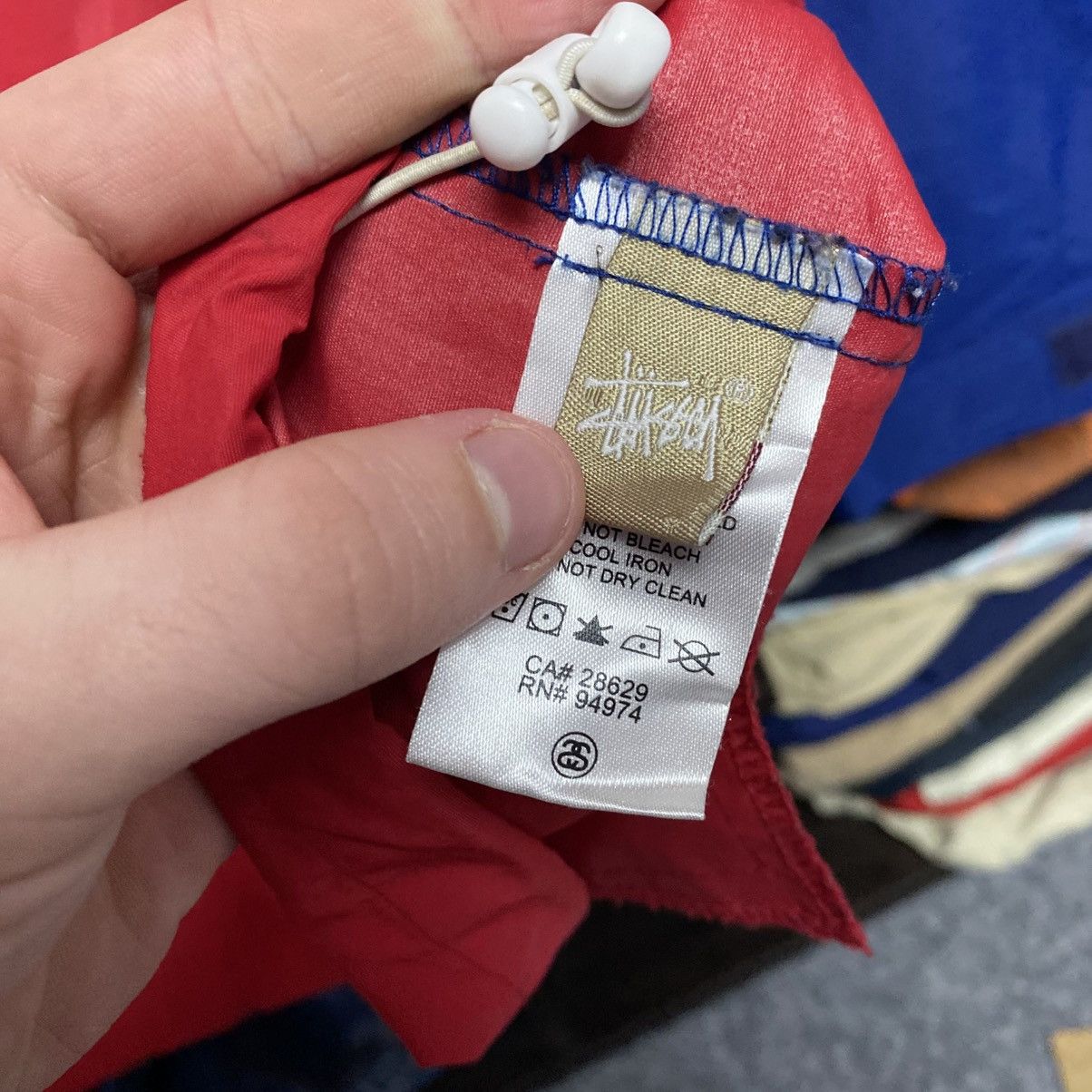 Stussy Luxury Stussy Small logo y2k nylon streetwear jacket size XL Size US XL / EU 56 / 4 - 10 Thumbnail
