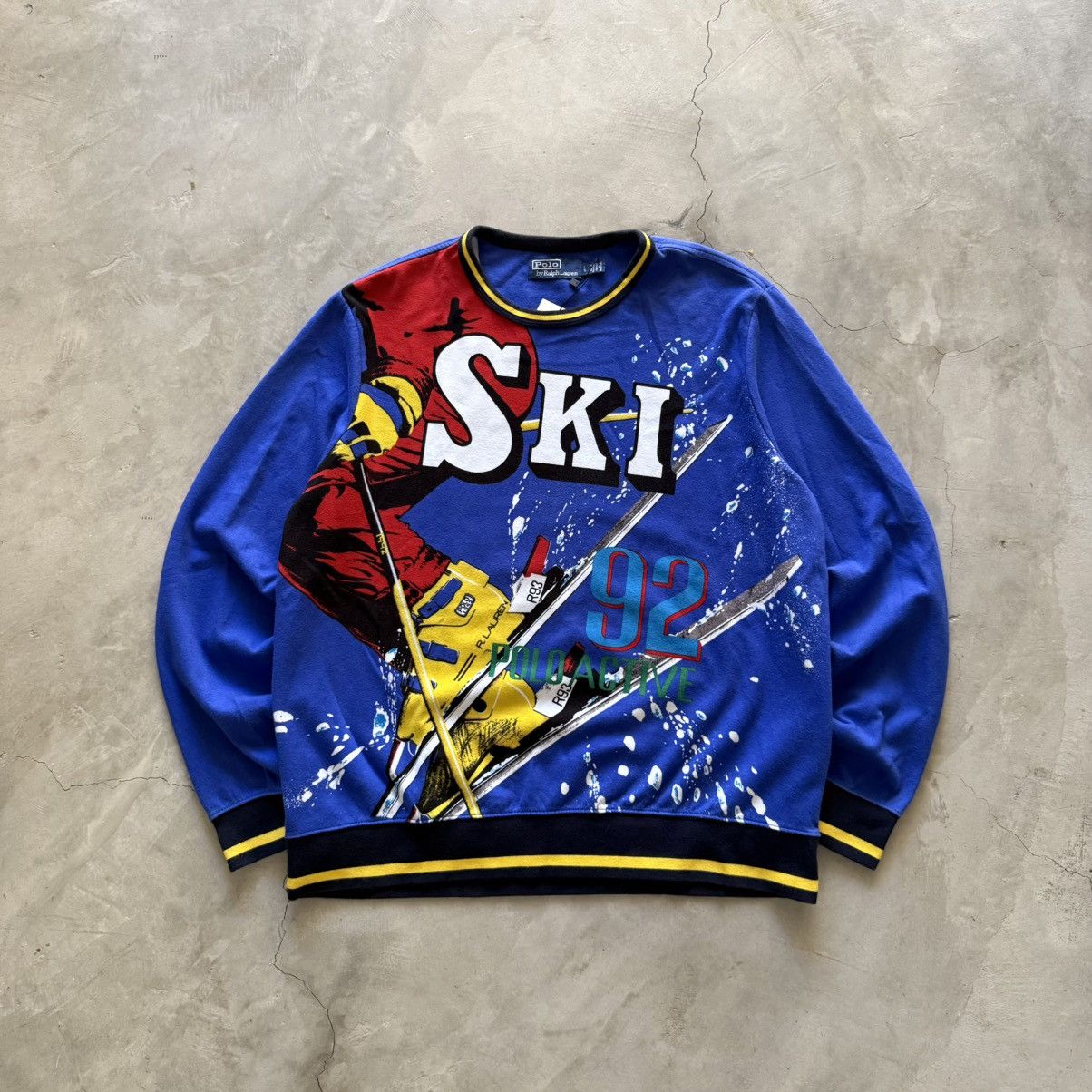 Polo Ralph Lauren Polo Ralph Lauren Suicide Ski 92 Sweatshirt Size US L / EU 52-54 / 3 - 1 Thumbnail