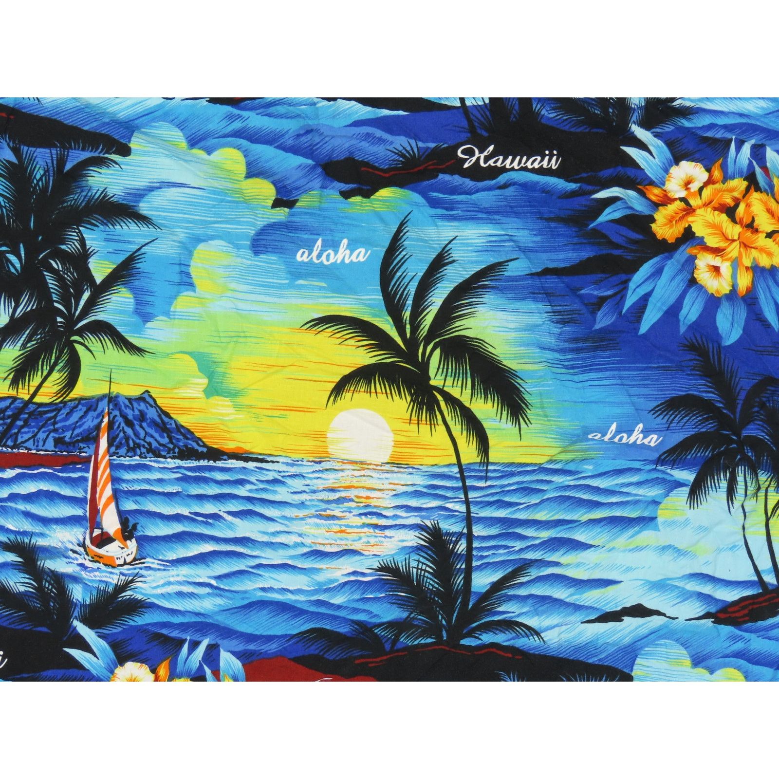 Other Sunset Orchid Floral Tourist Souvenir Hawaiian Camp Shirt L Size US L / EU 52-54 / 3 - 4 Thumbnail