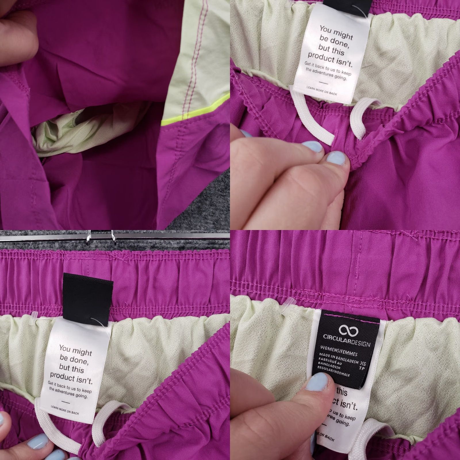 The North Face The North Face Women XS Pink Athletic Lined Running Shorts Drawstring Size 26" / US 2 / IT 38 - 8 Thumbnail