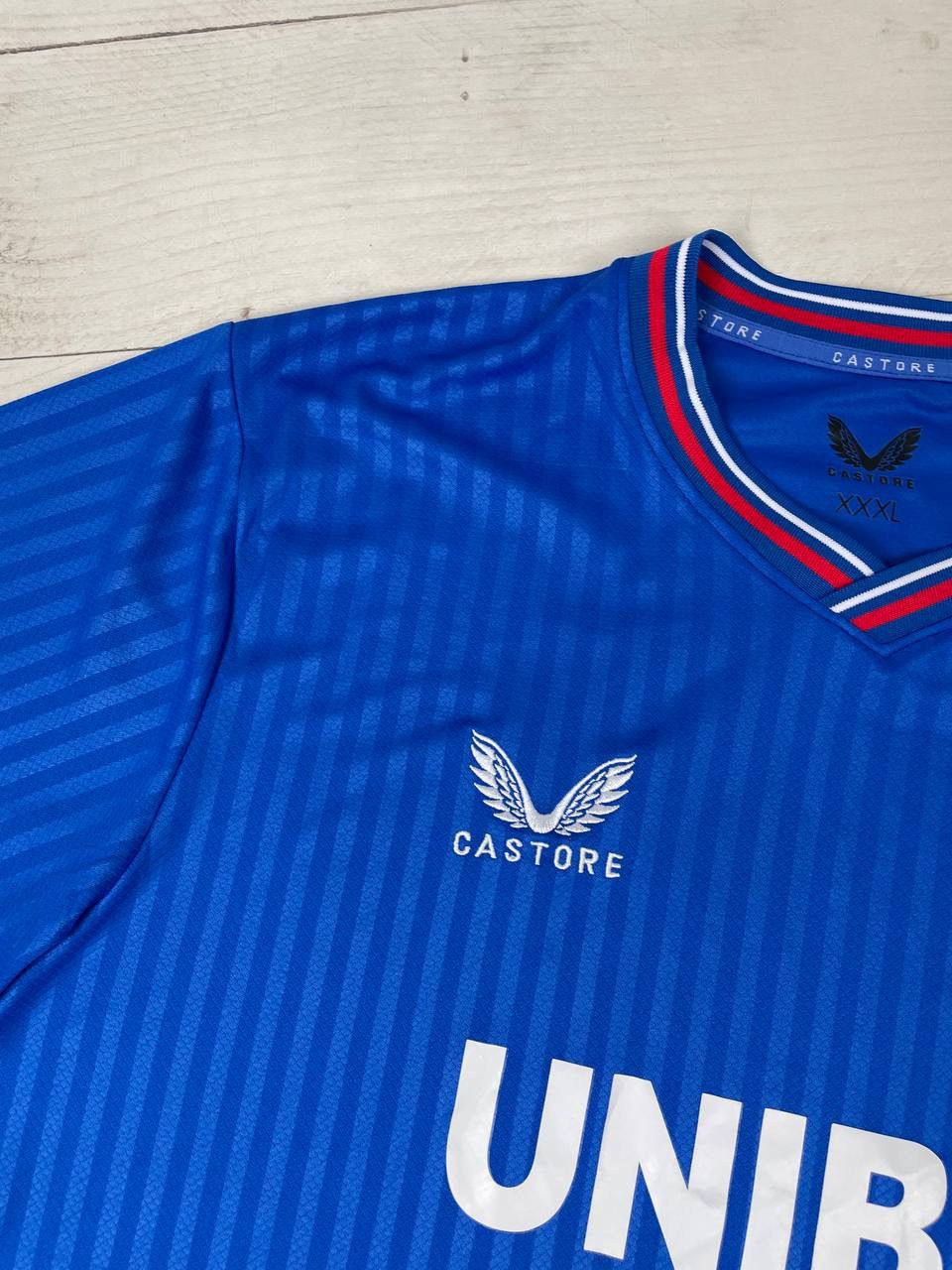 Castore NEW Castore Glasgow Rangers 2023 2024 Home Shirt Jersey Size US XXL / EU 58 / 5 - 6 Thumbnail