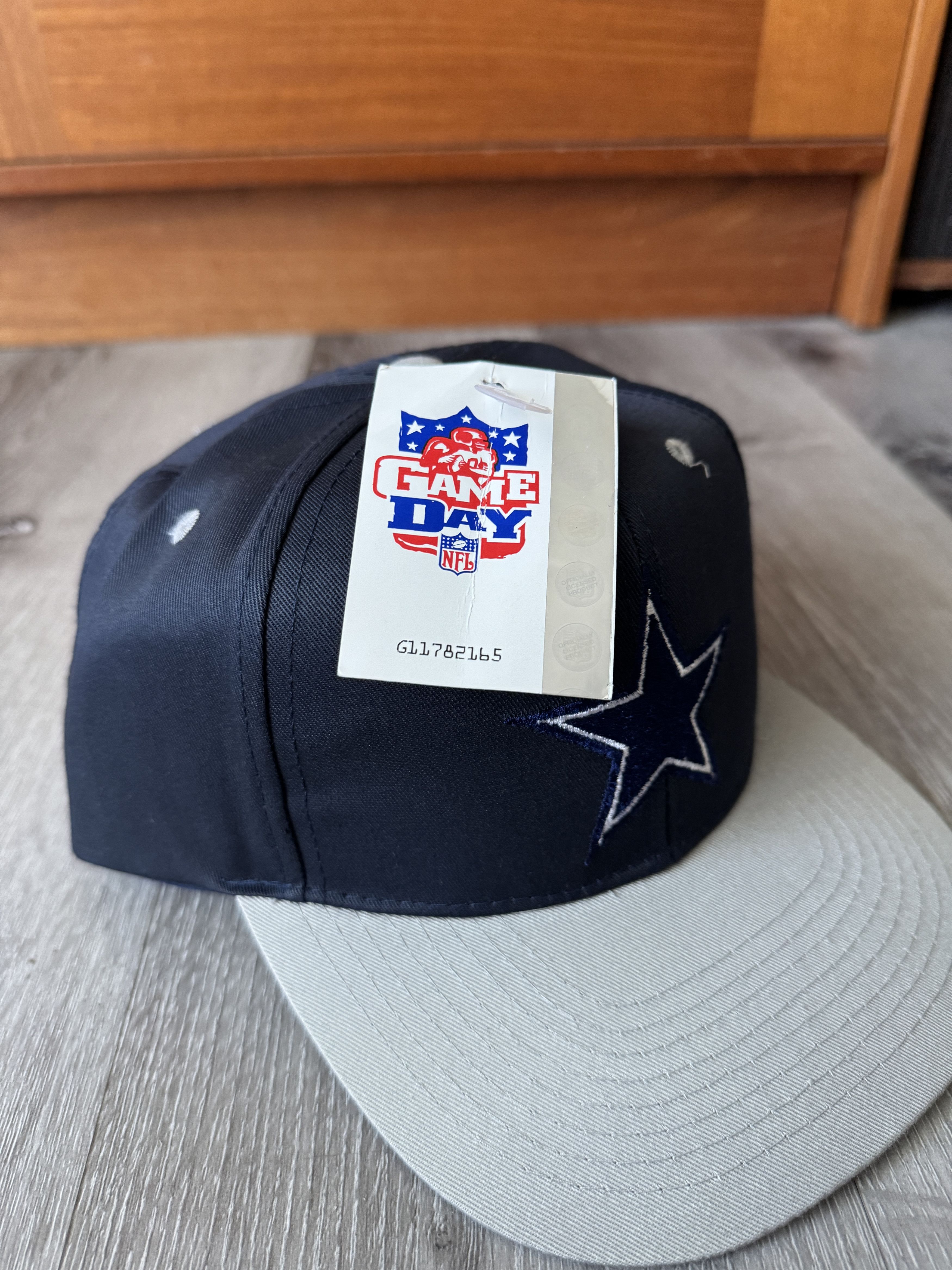 NFL Vintage 90's Dallas Cowboys Game Day Football Snapback Hat Size ONE SIZE - 7 Thumbnail