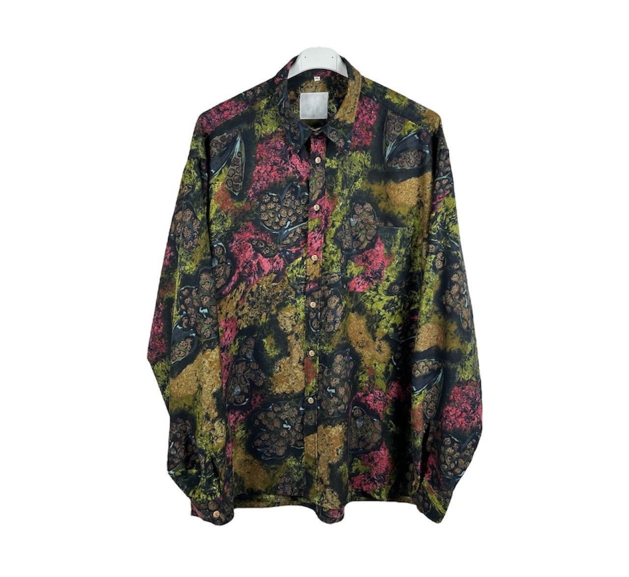 Vintage Vintage Double Duty retro crazy patterned full print shirt Size US XL / EU 56 / 4 - 1 Thumbnail