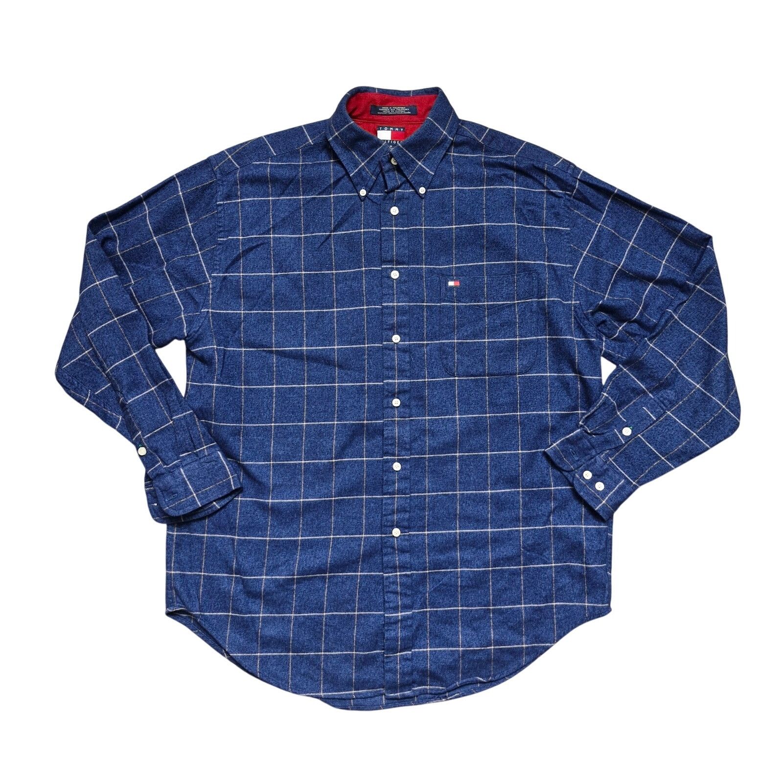 Tommy Hilfiger Tommy Hilfiger Long Sleeve Button-Up Shirt Men’s Blue Size M Size US M / EU 48-50 / 2 - 1 Thumbnail