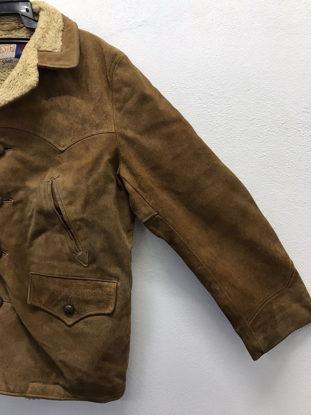 Schott Vintage Weastern by Schott Made In Usa Leather Jacket Size US L / EU 52-54 / 3 - 4 Thumbnail