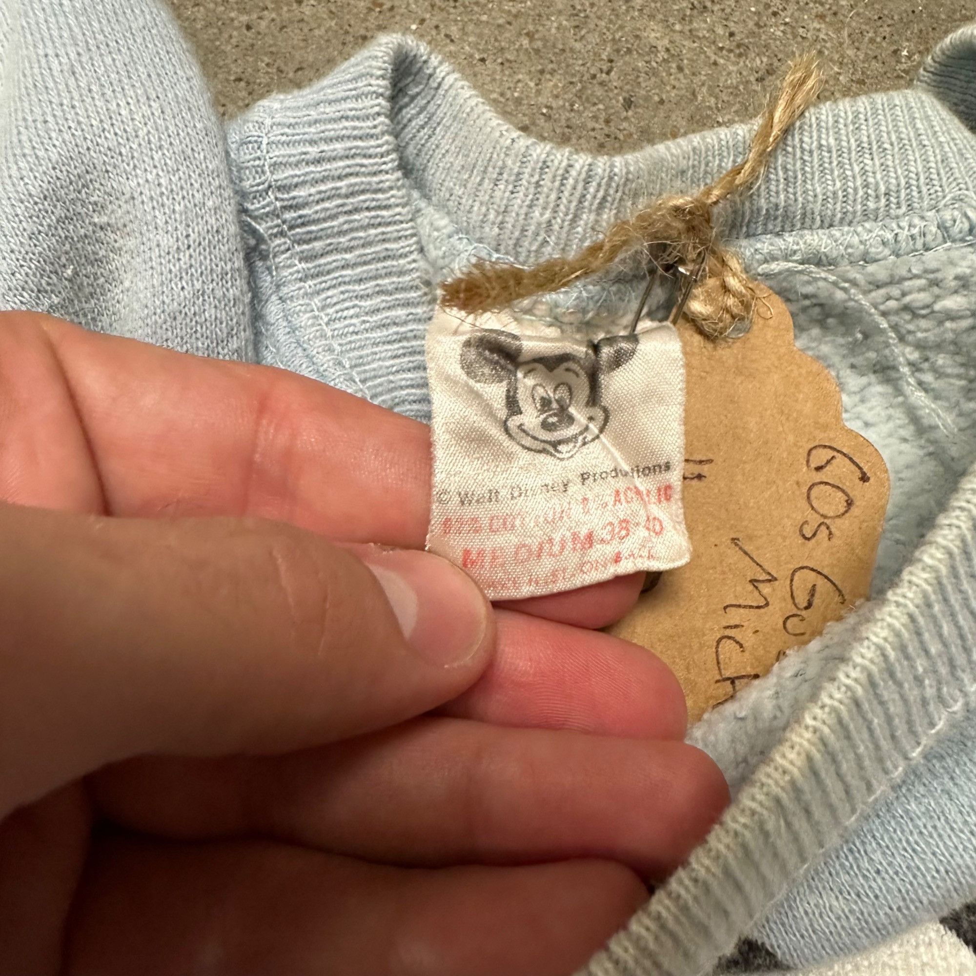 Vintage Vintage 50s/60s Mickey Mouse Disney Cotton Gusset Sweatshirt Size US M / EU 48-50 / 2 - 3 Thumbnail