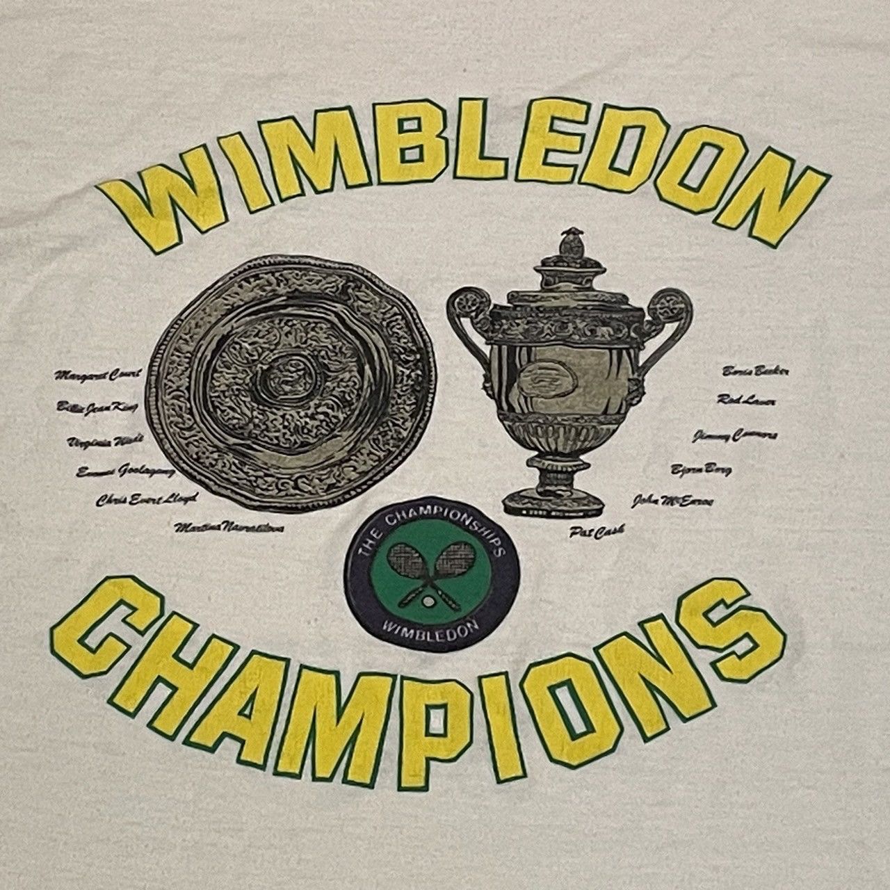 Vintage Rare Vintage 90's Winbledon ATP Tennis Sport Tee Size US L / EU 52-54 / 3 - 2 Thumbnail