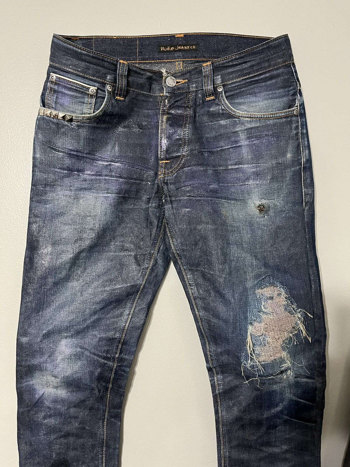 Hysteric Glamour waxed hysteric jeans Size US 29 - 2 Thumbnail