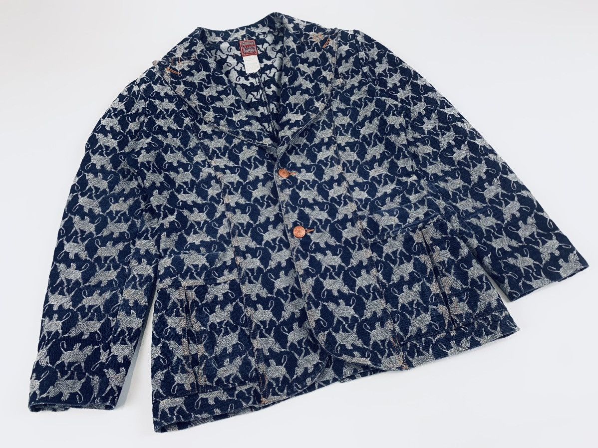Jean Paul Gaultier SS1994 Jean Paul Gaultier Pegasus Patterned Jacket Size M / US 6-8 / IT 42-44 - 7 Thumbnail