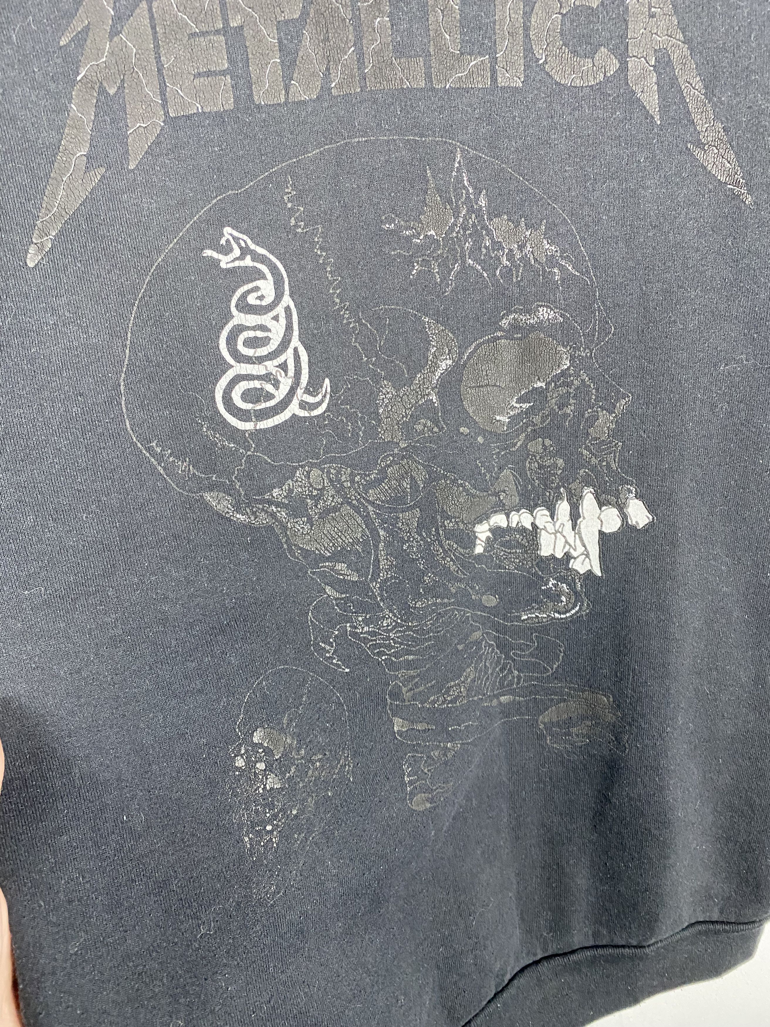 Metallica × Vintage Vintage 1991 Rare Metallica Black Album Sweatshirt Size US XL / EU 56 / 4 - 3 Thumbnail