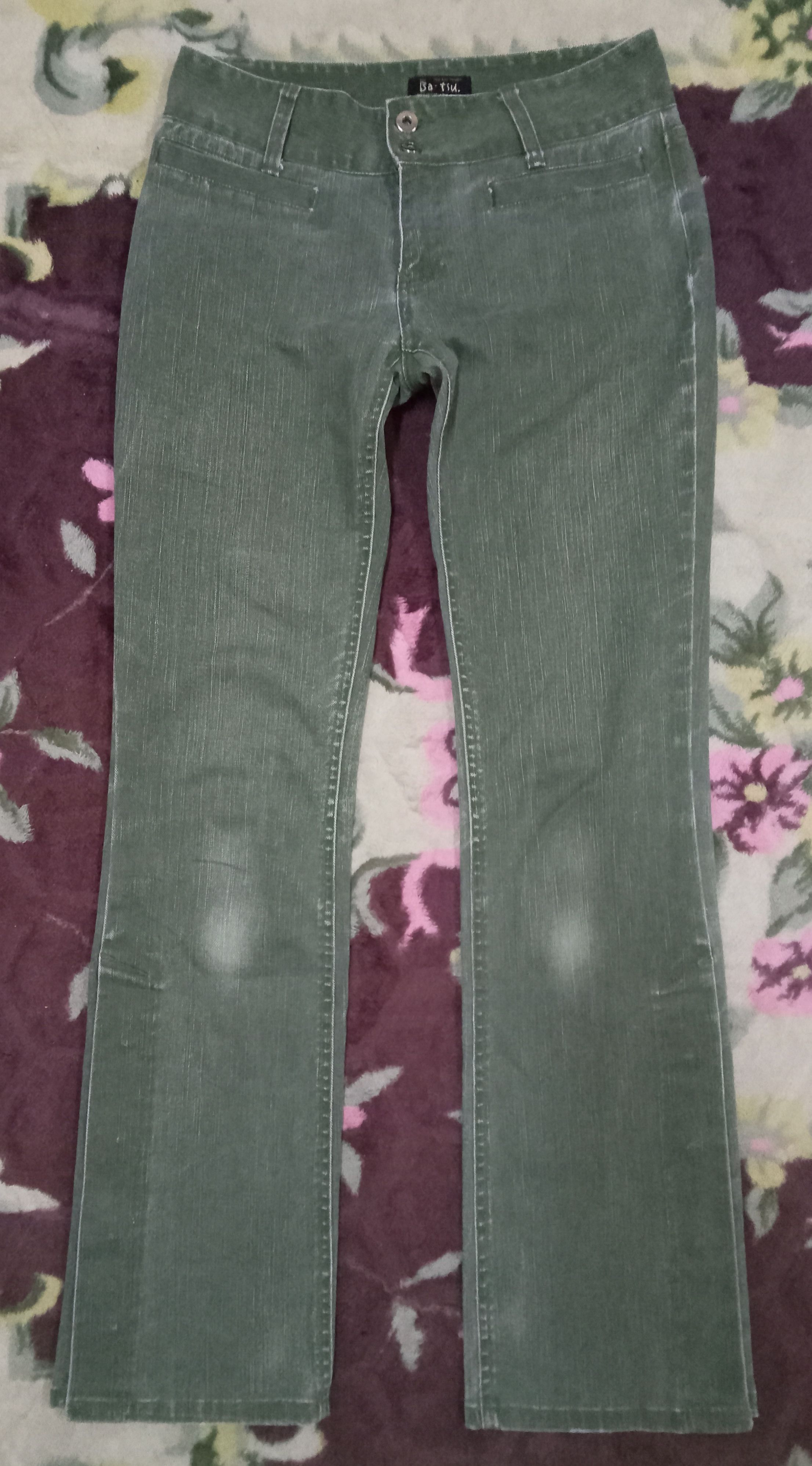 Other Ba - Tsu Batsu Buttons At Bottom Flare Pants Size 29" - 1 Thumbnail