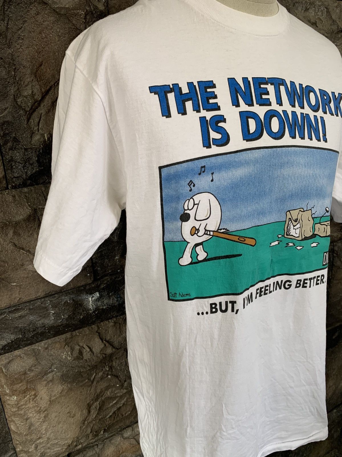 Arts & Science Vintage 90s Dilbert Scott Adams Graphics Art T shirt Size US L / EU 52-54 / 3 - 6 Thumbnail