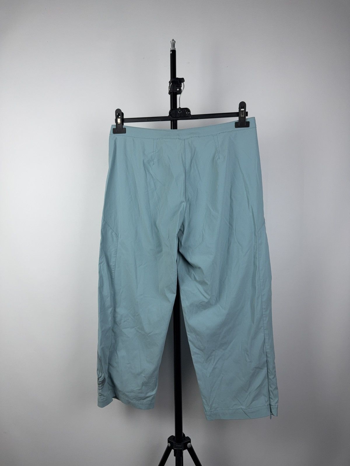 Nike × Vintage Vintage NIKE Y2K Swoosh Logo Nylon Drill Pants Joggers s-m Size 32" / US 10 / IT 46 - 5 Thumbnail