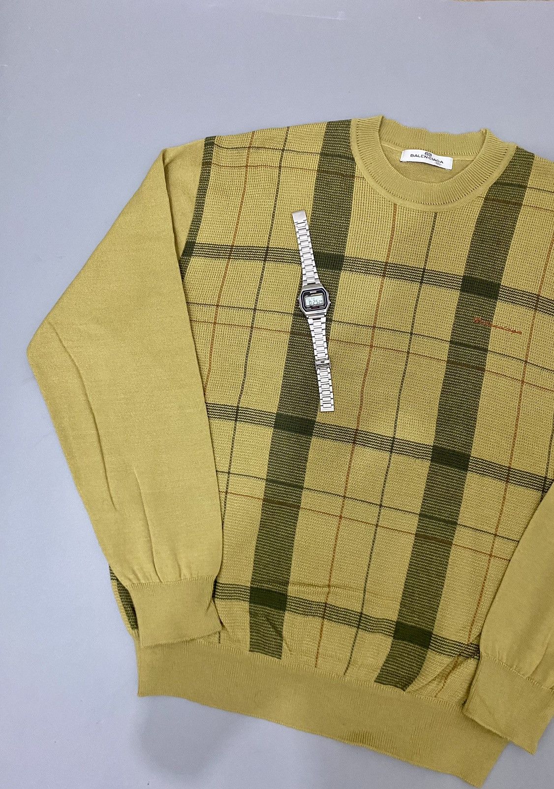 Balenciaga 💥Nova Check💥Balenciaga Sweatshirt Size US L / EU 52-54 / 3 - 1 Thumbnail