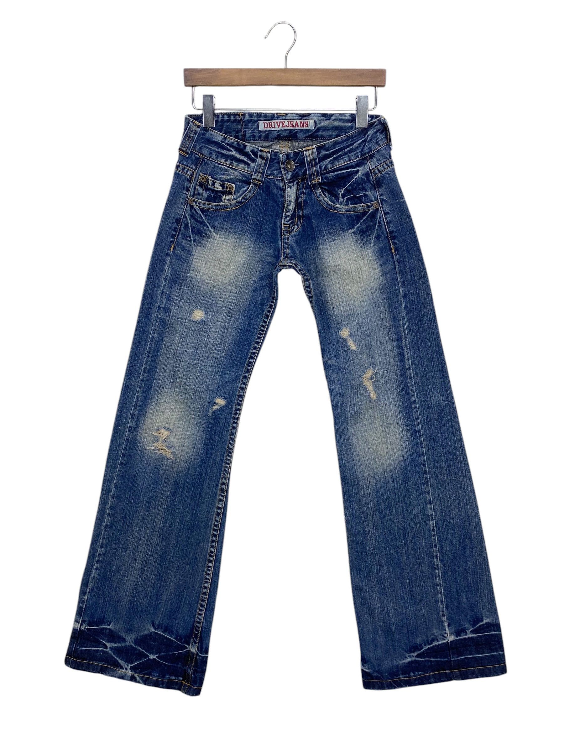 7 For All Mankind Drive Jeans Flare Jeans Size 25" / US 0 / IT 36 - 2 Thumbnail