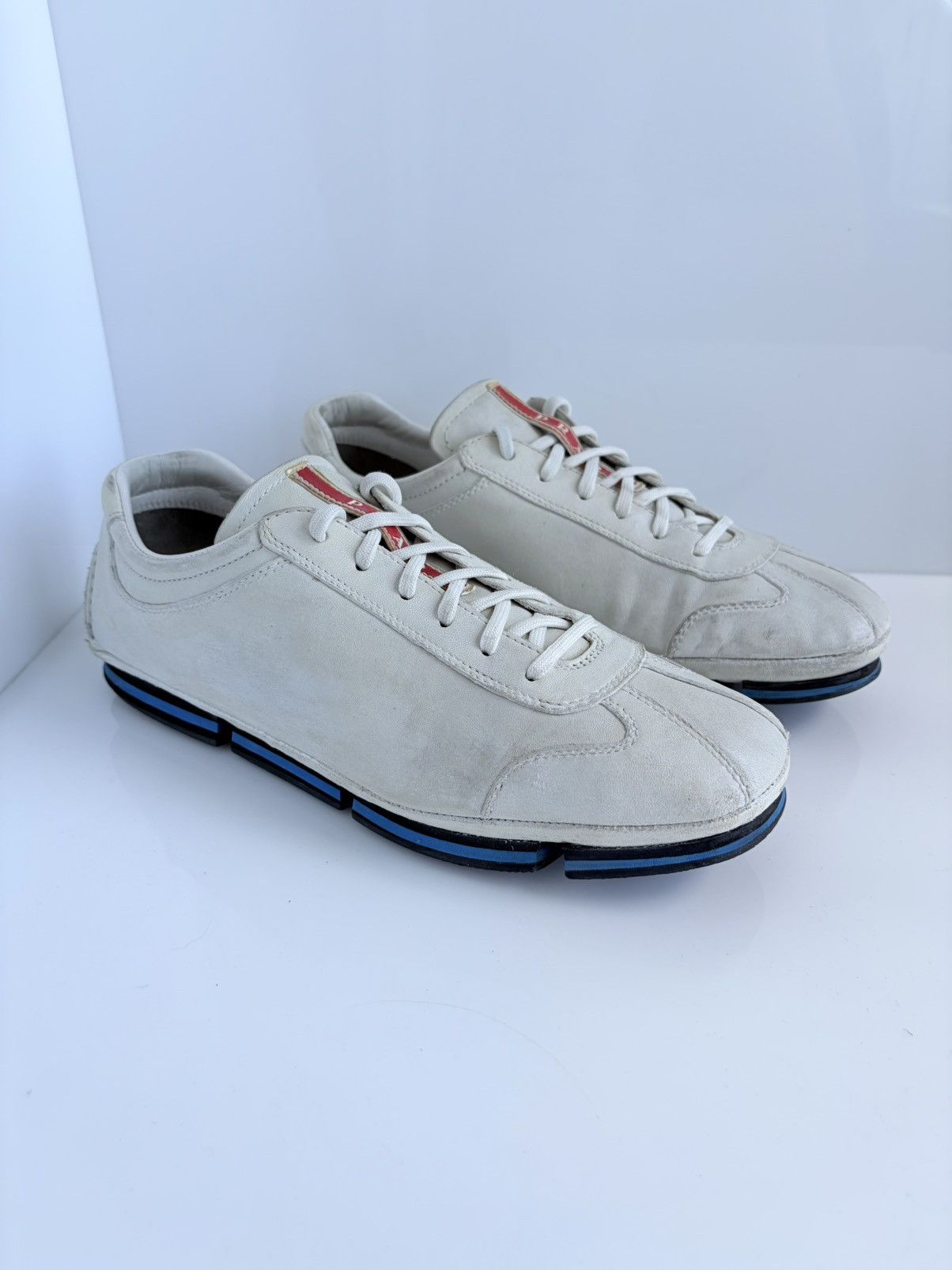 Prada Prada Sport Baskets Sneakers Americas Cup Leather Shoes Size US 9 / EU 42 - 1 Thumbnail