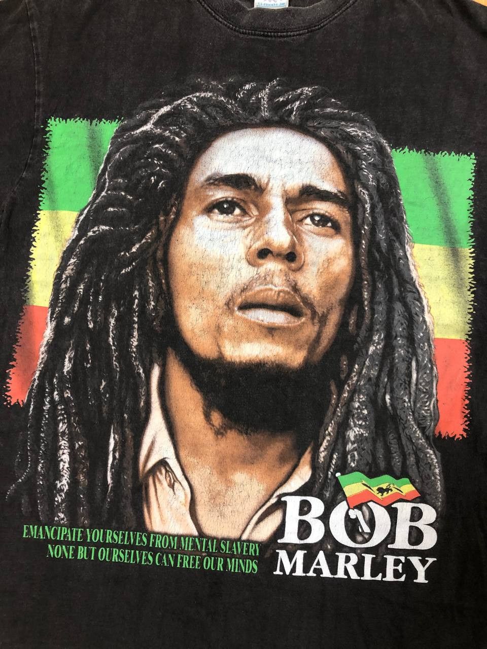 Bob Marley Vintage mens T-Shirts Size M Bob Marley Crazy Y2K Size US M / EU 48-50 / 2 - 4 Thumbnail