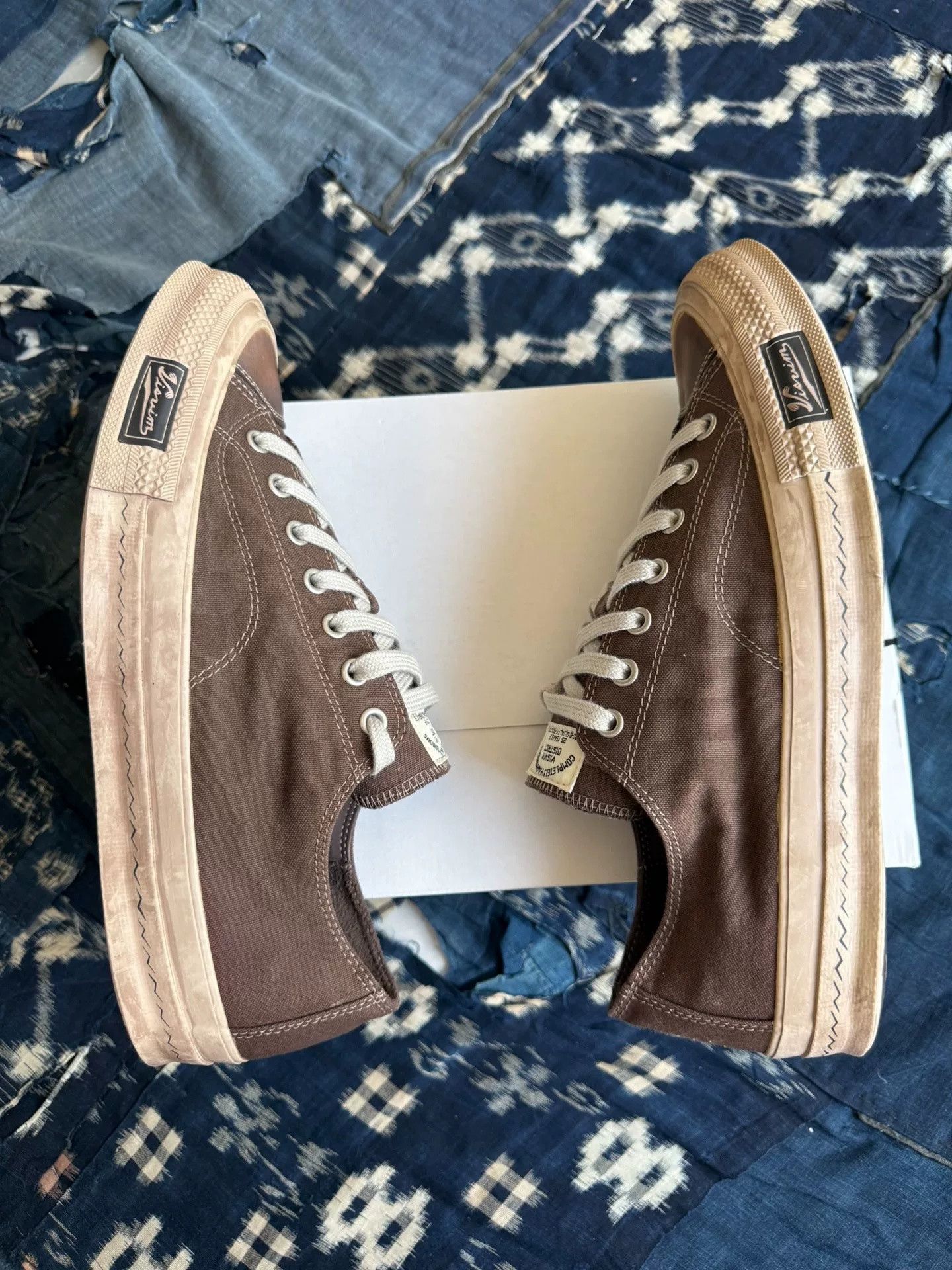 Visvim VISVIM 25AW Skagway LO Mud-Dyed Canvas Sneakers Size US 9 / EU 42 - 3 Thumbnail