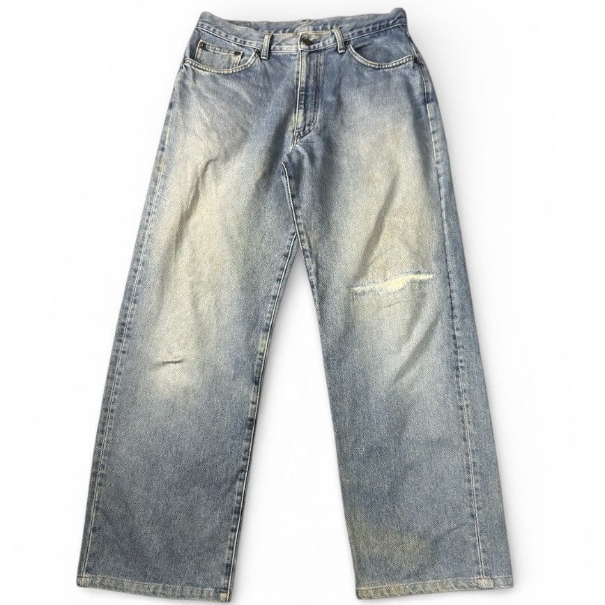 Japanese Brand 🔥🇯🇵 Vintage Baggy Bobson Chessking D-Rise Denim Size US 32 / EU 48 - 1 Thumbnail