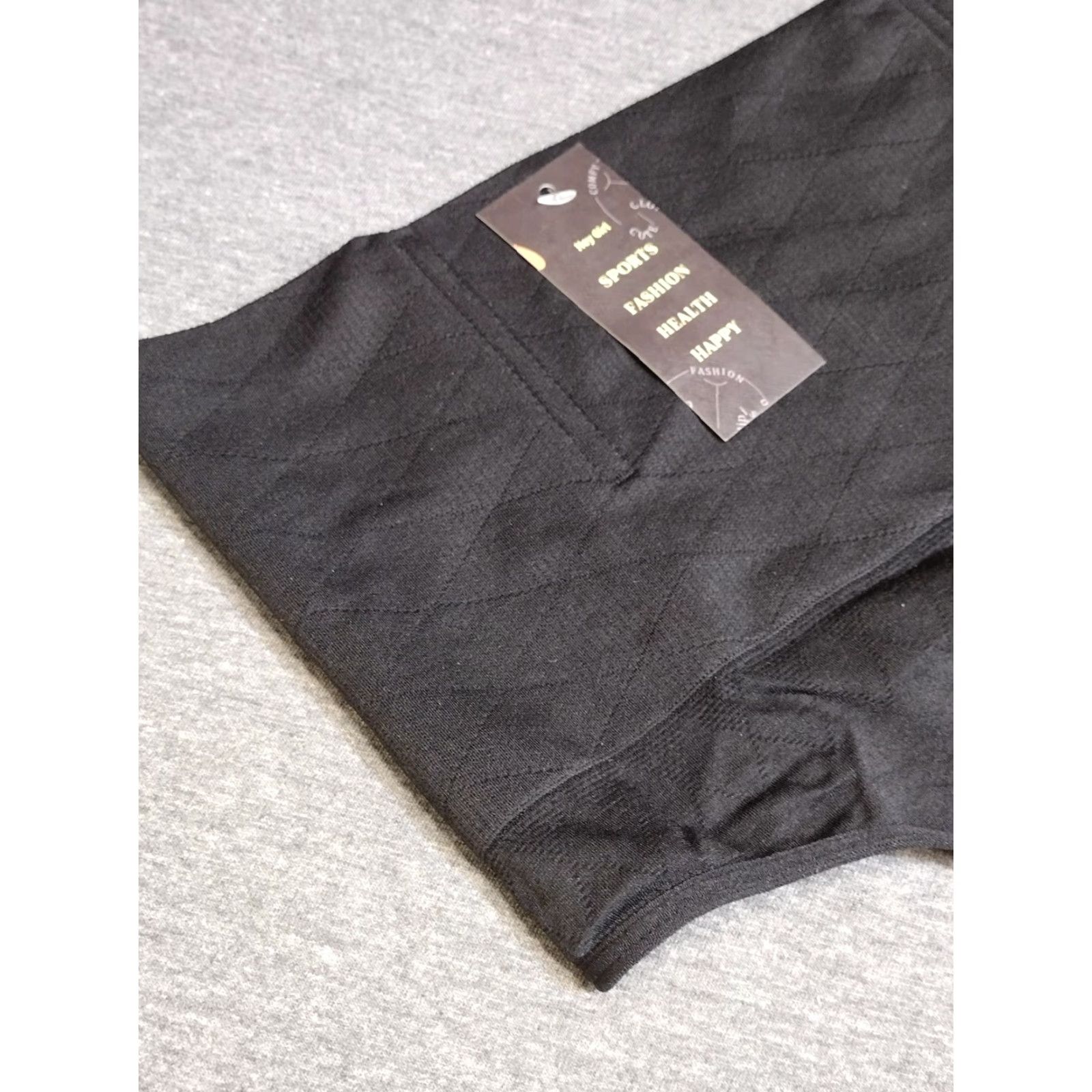 Vintage Hey Girl Shapewear Shirt Women M Black Thong Tummy Control High-Waisted Slimming Underwear Sized M Women Size ONE SIZE - 4 Thumbnail